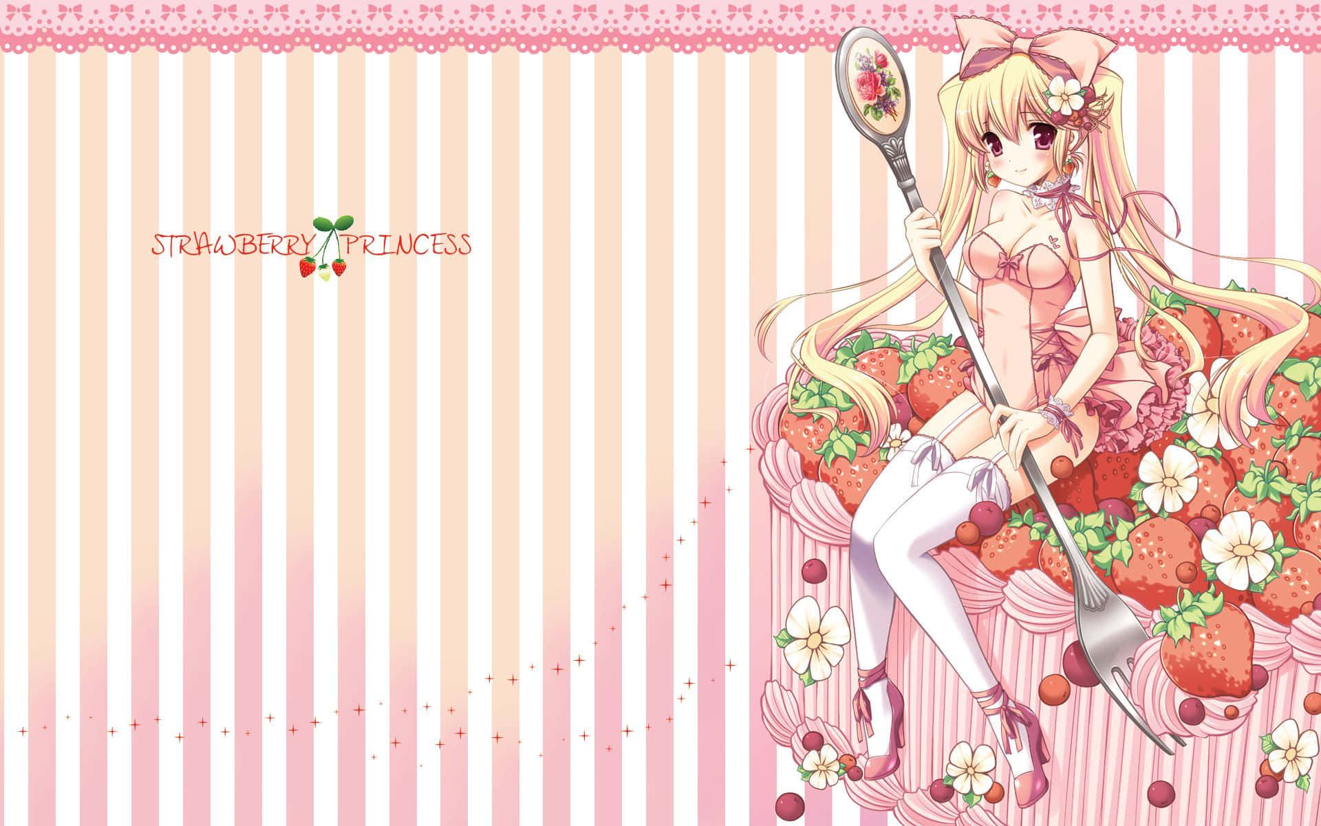 Tận hưởng vẻ đẹp Anime Tông Hồng Hình nền