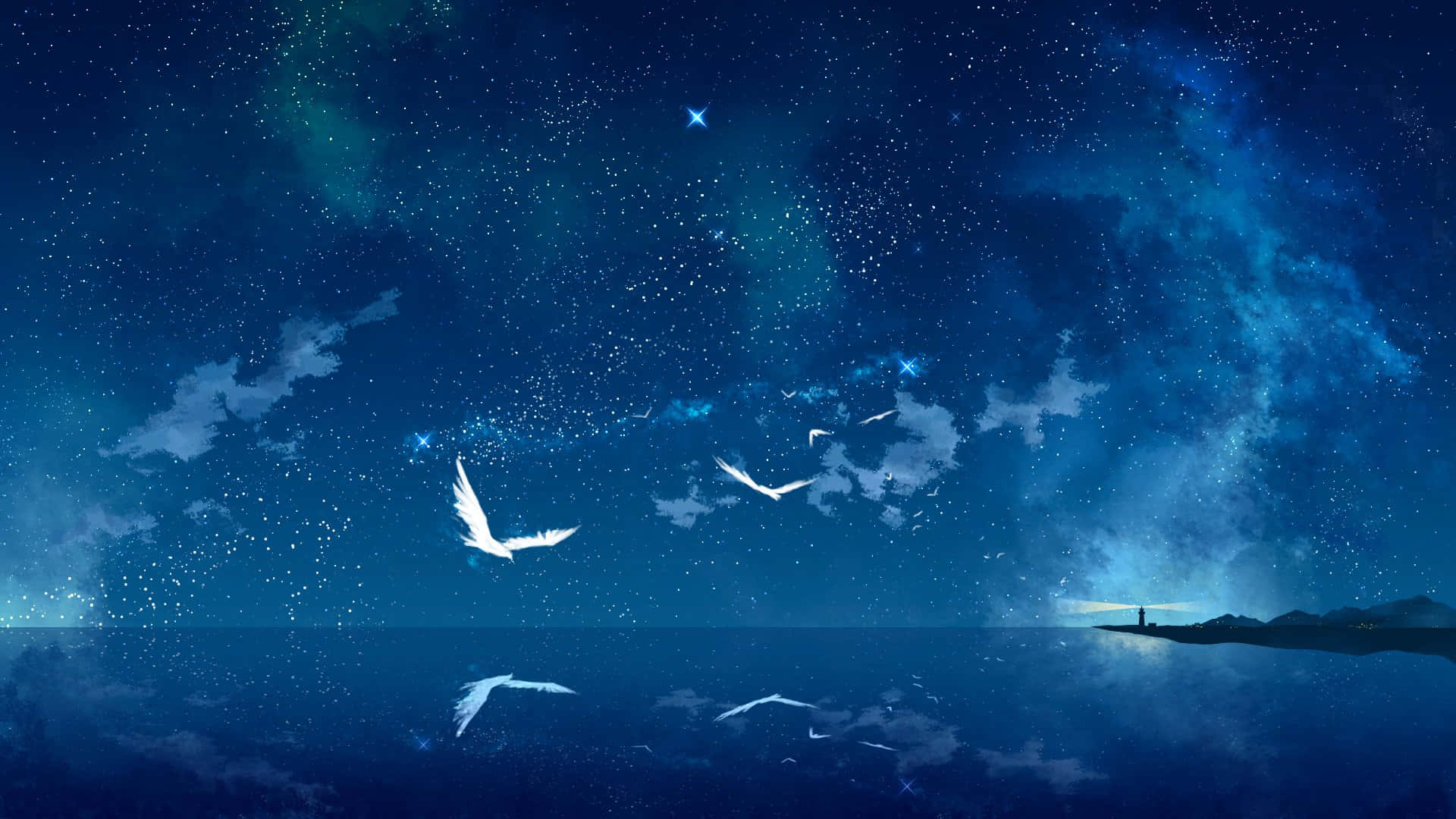 Tận hưởng vẻ đẹp tuyệt đẹp của Phong cảnh Anime Hình nền