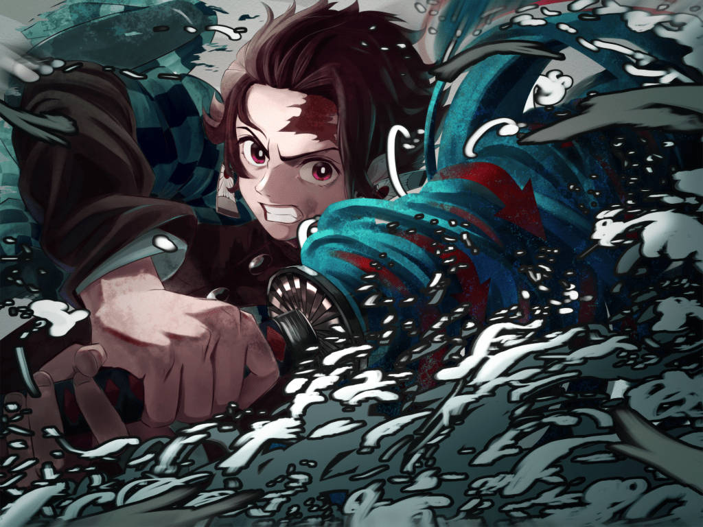 Tanjiro Thủy Hô Hấp Ảnh Đại Diện Demon Slayer Hình nền