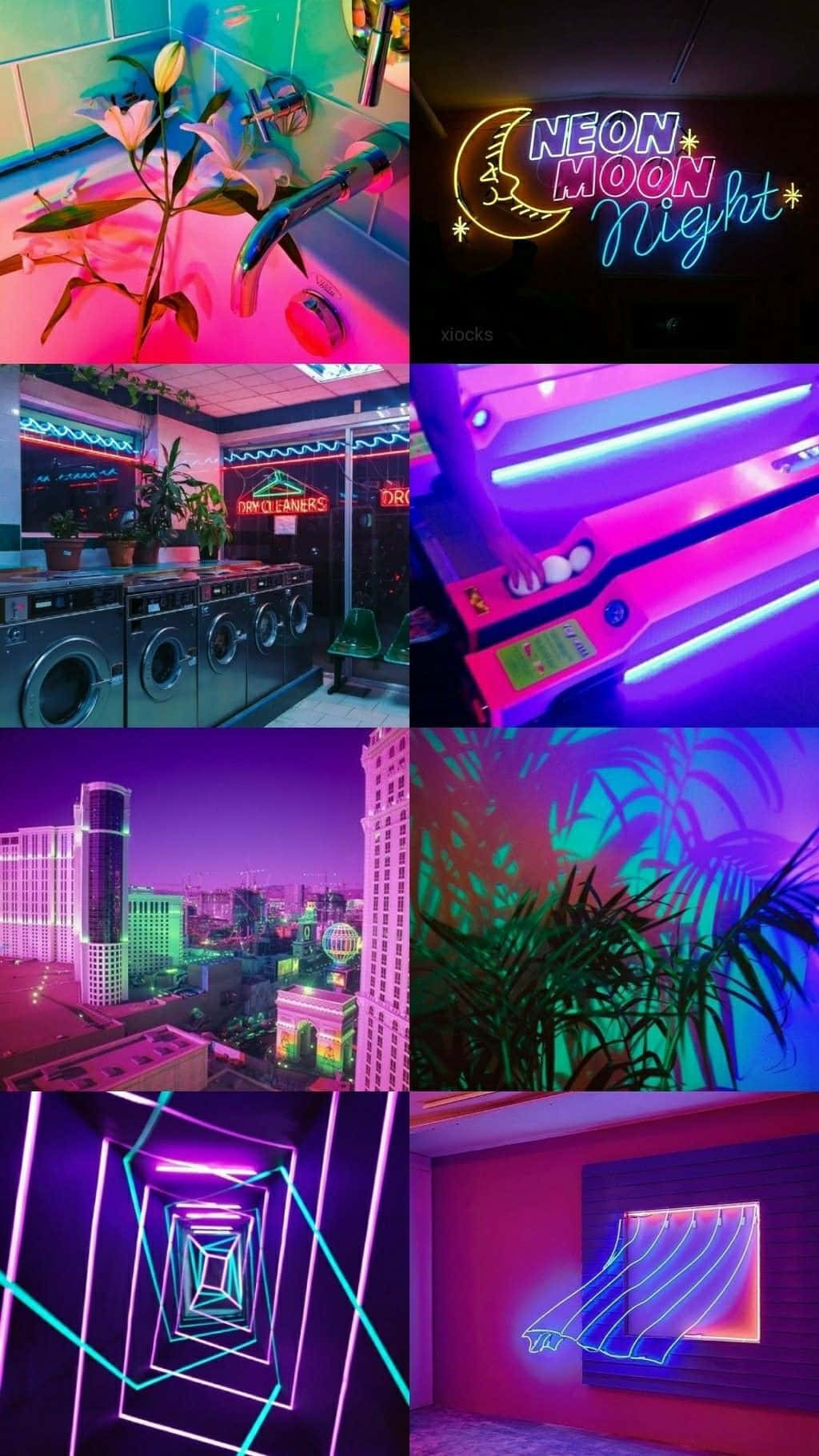 Tạo một khung cảnh tương lai đẹp mắt với phông nền Neon Aesthetic hoàn hảo Hình nền