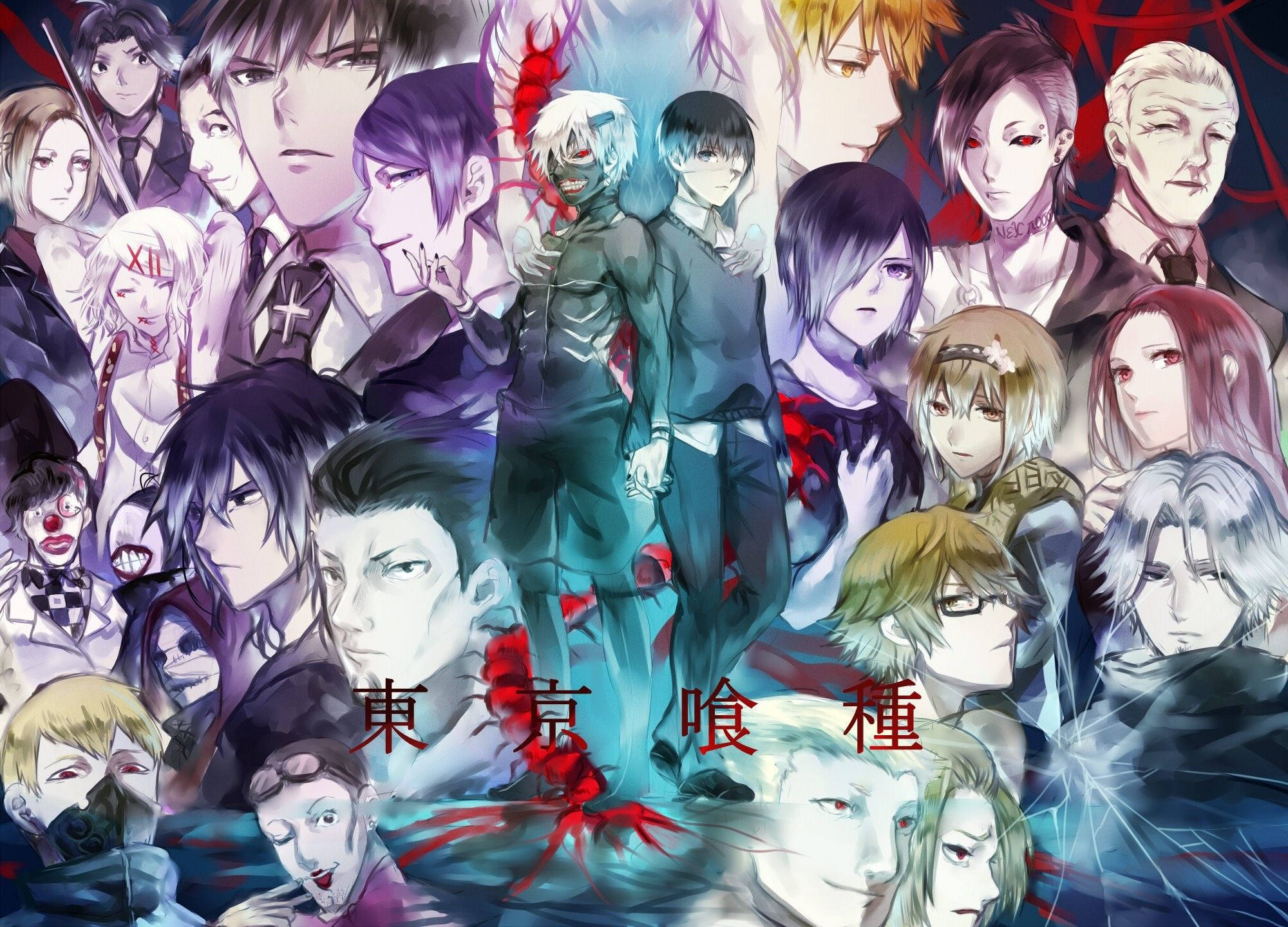Tất Cả Các Nhân Vật Tokyo Ghoul Hình nền
