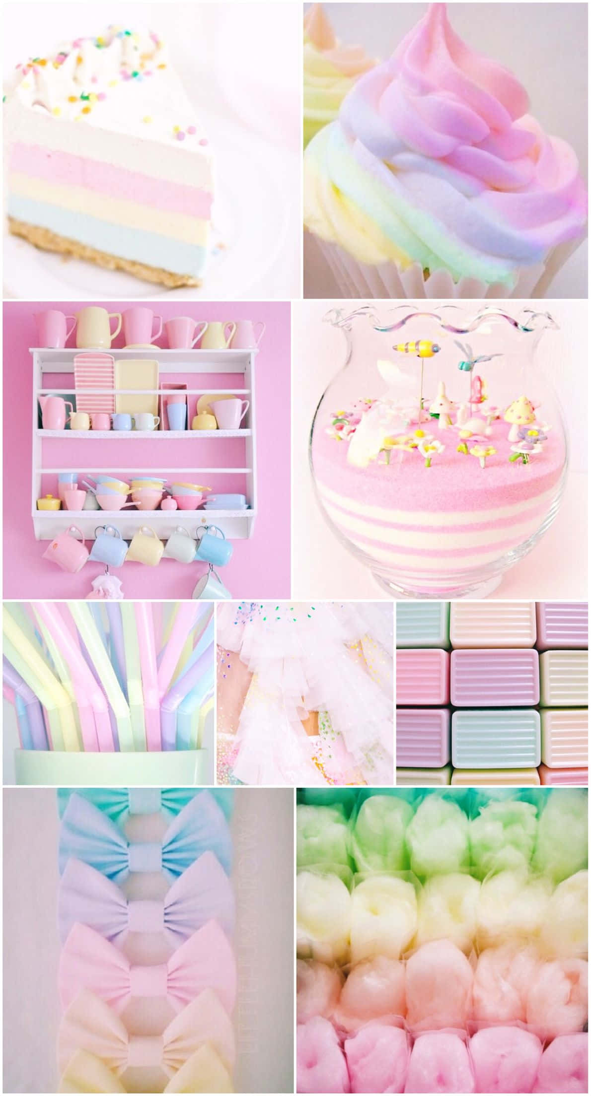 Tất Cả Màu Sắc Bạn Cần - Cầu Vồng Pastel Hình nền