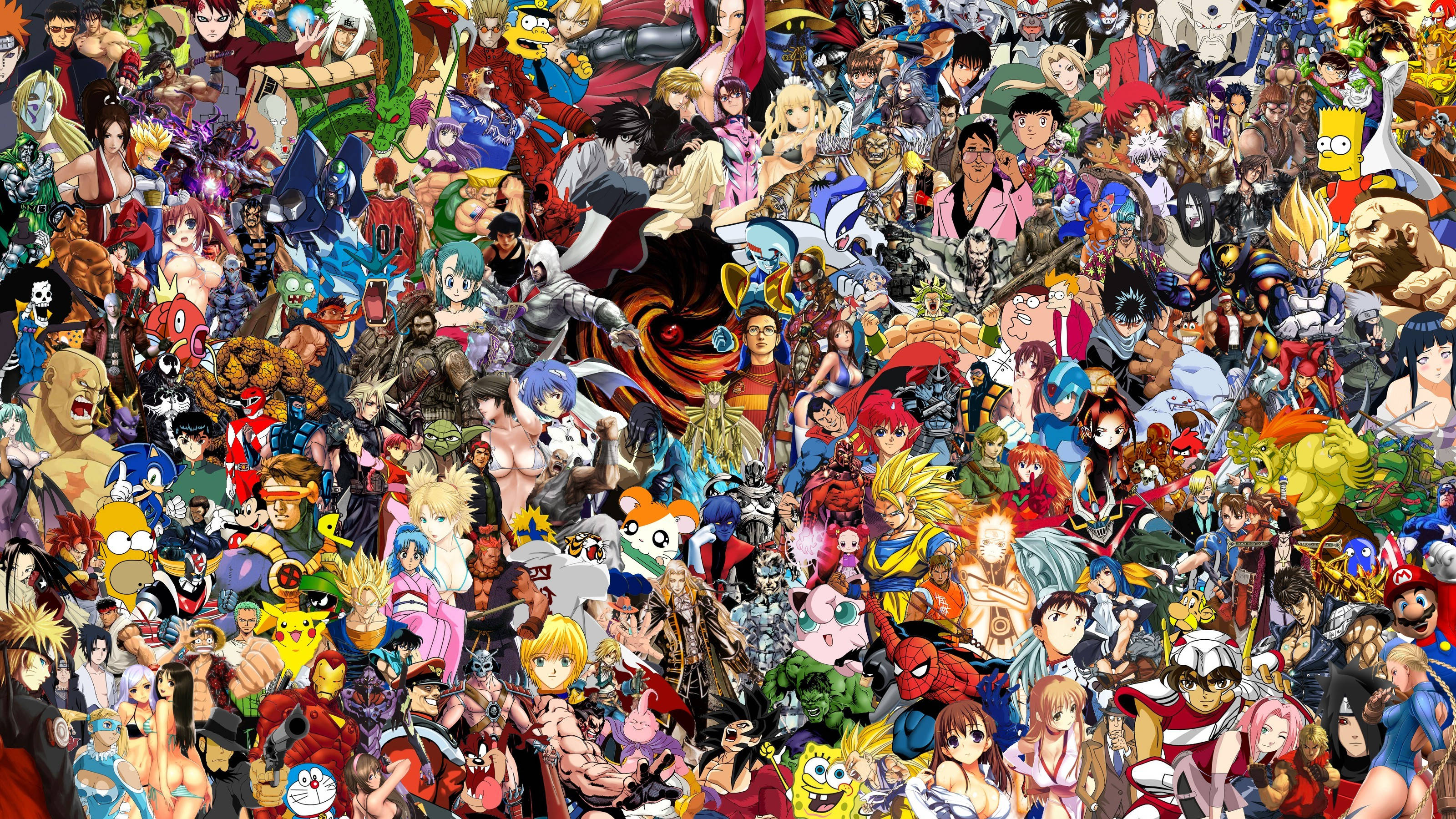 Tất Cả Nhân Vật Anime Nhật Bản Huyền Thoại Hình nền