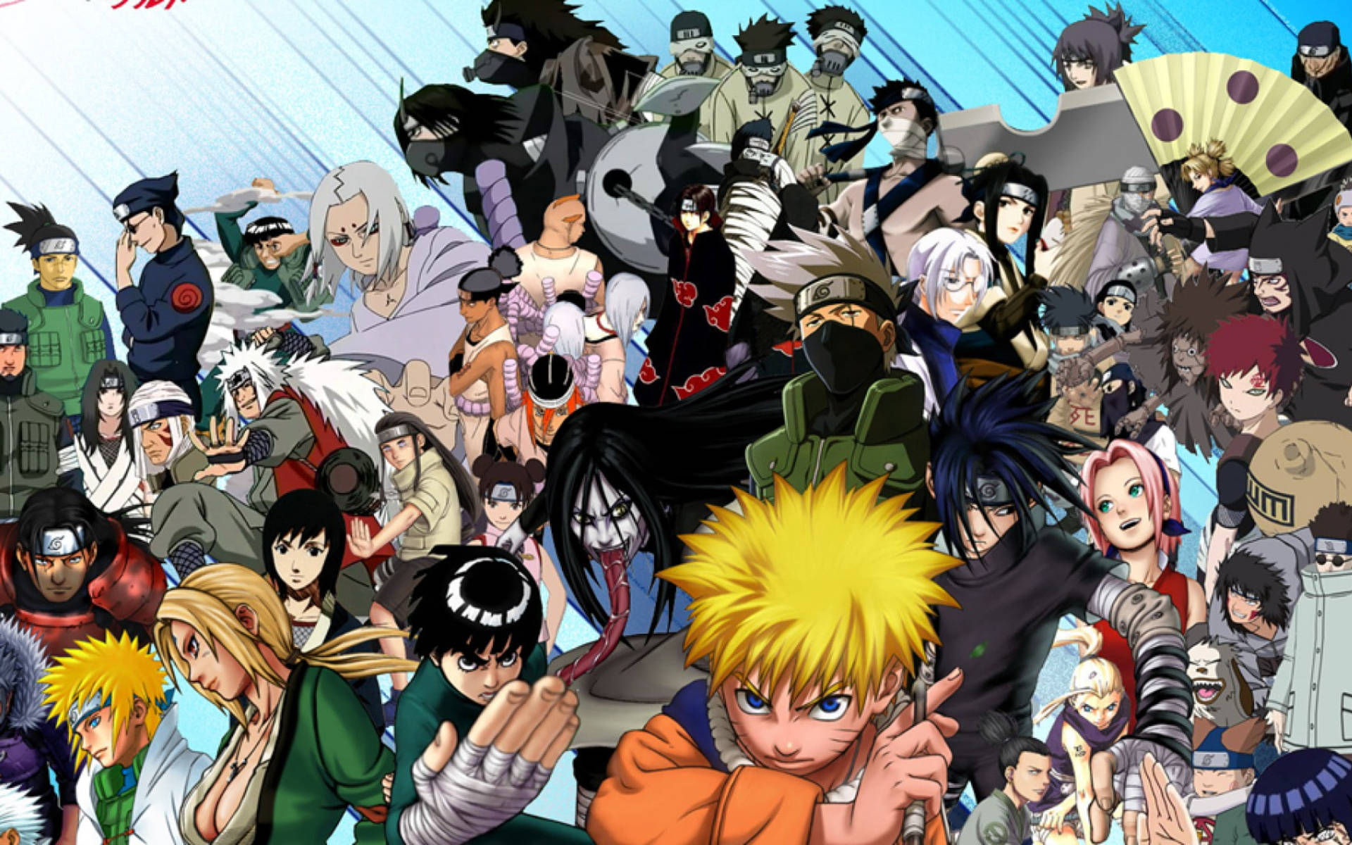 Tất cả nhân vật Naruto Hình nền