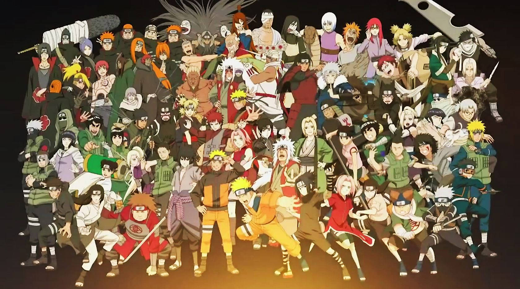 Tất Cả Nhân Vật Ninja Naruto Hình nền
