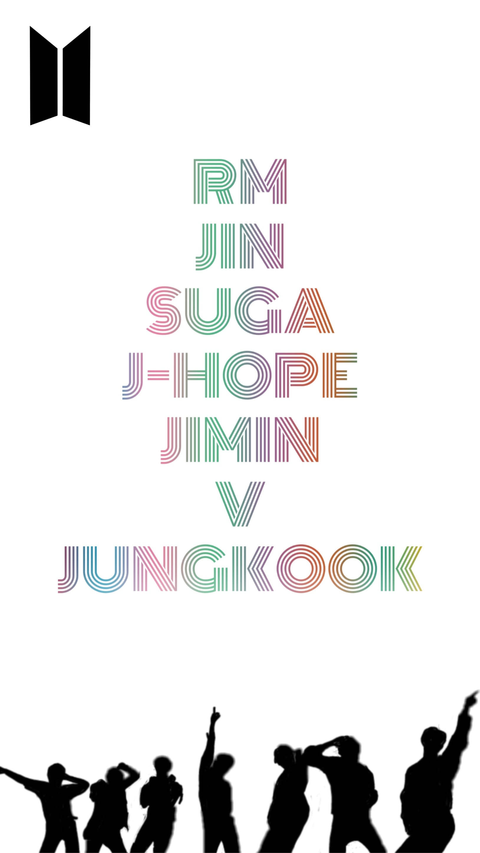 Tên thành viên BTS Dynamite Hình nền