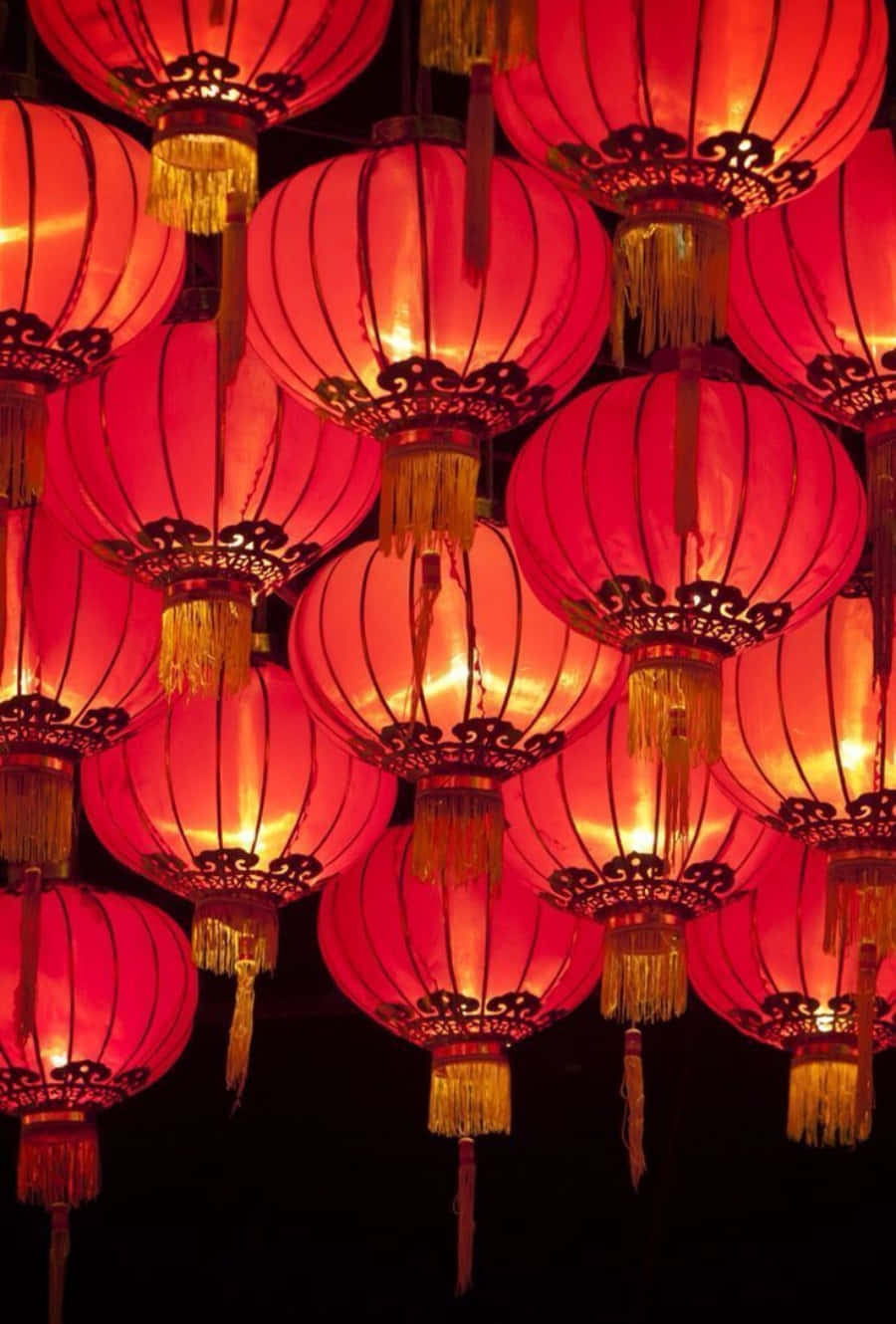 Tết Nguyên Đán Lantern iPhone Hình nền
