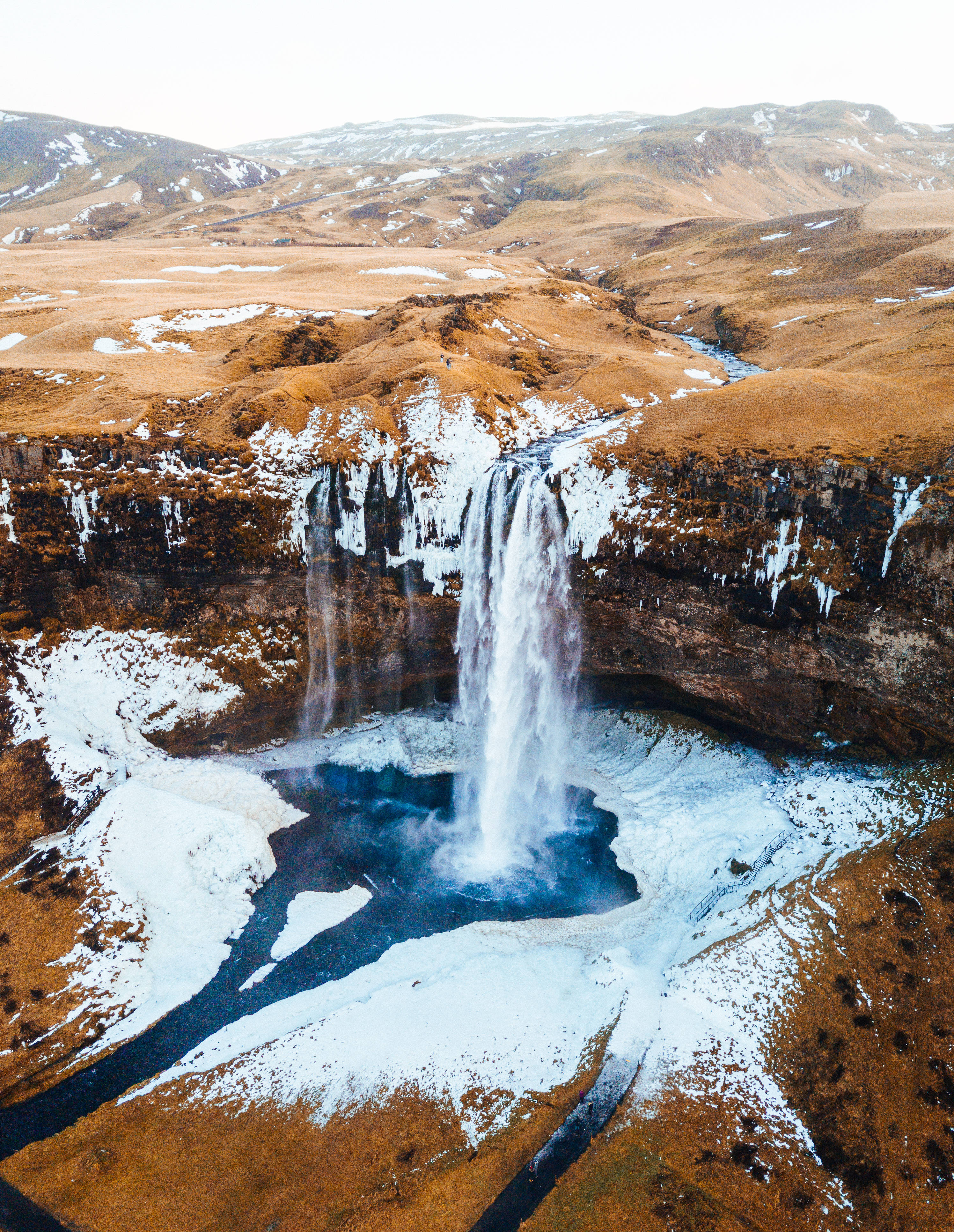 Thác Seljalandsfoss Iceland Cho iPad Hình nền