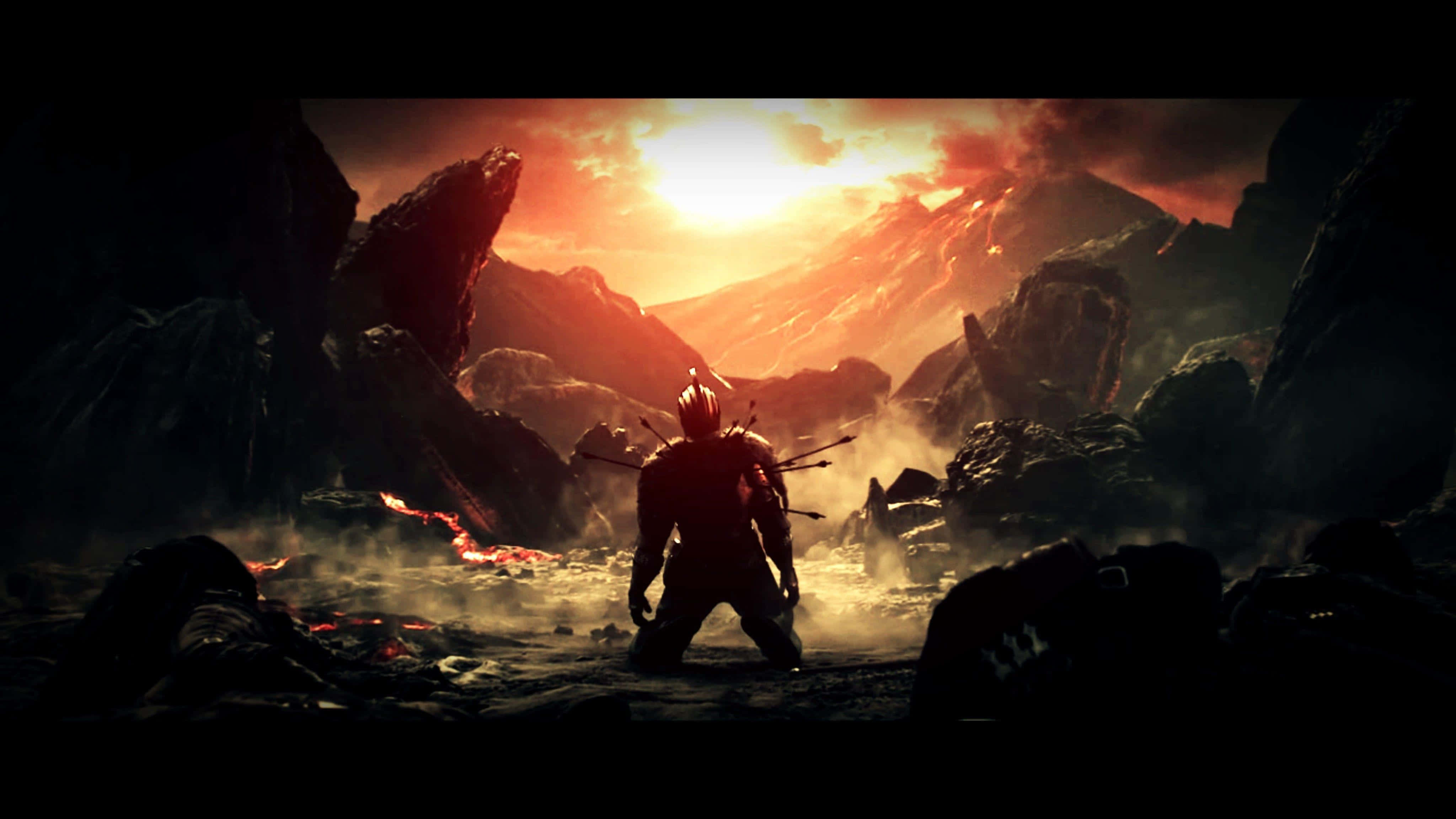 "Thách thức số mệnh và sống sót qua hiểm nguy của Dark Souls" Hình nền