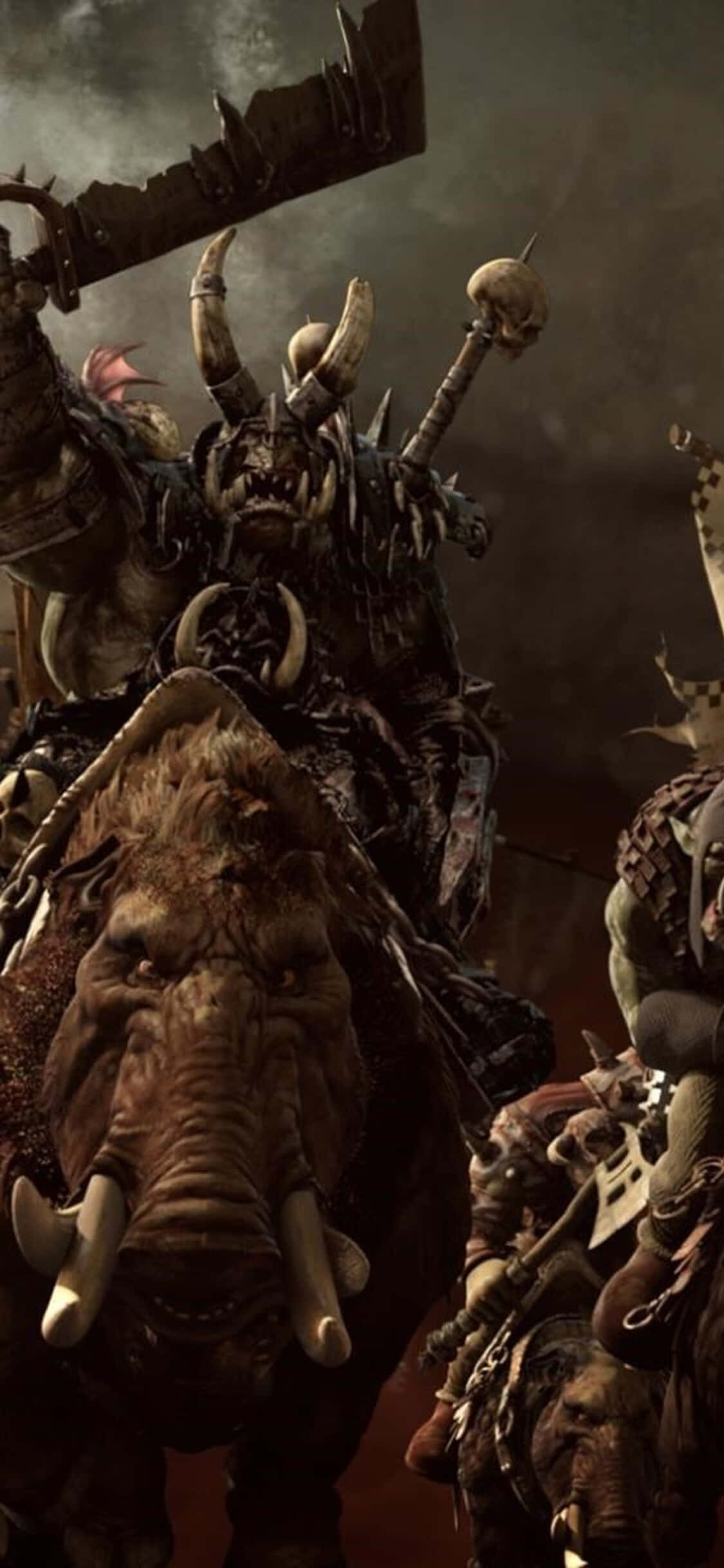 Tham Gia Trận Chiến Sử Thi Trong Total War: Warhammer Cho iPhone X Hình nền
