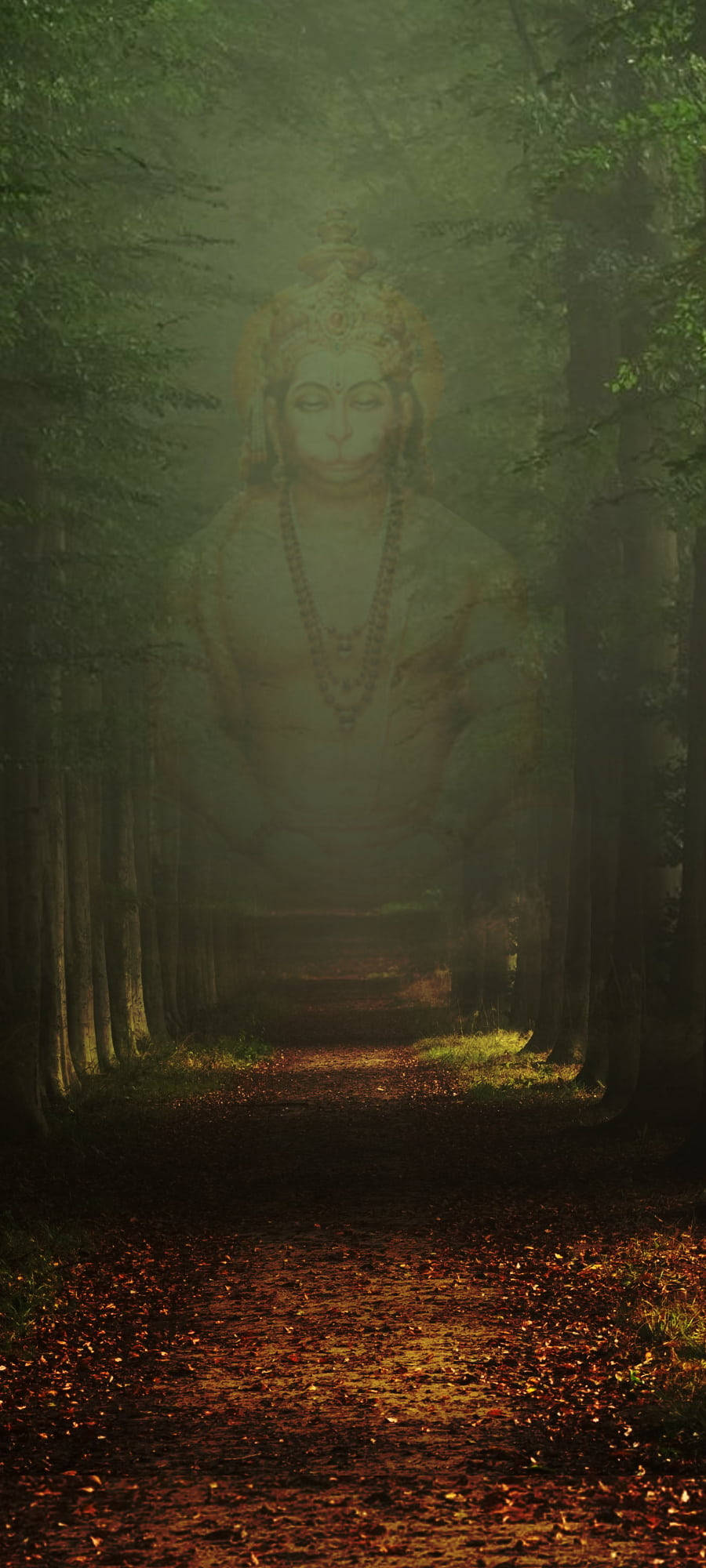 Thần Hindu Hanuman Hiện Ra Hình nền