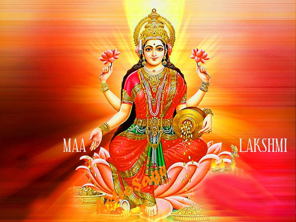 Thần thoại Hindu Maa Lakshmi Hình nền
