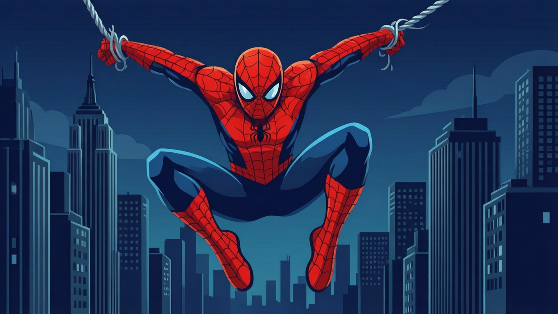 Thành phố Swing Vector Hình nền