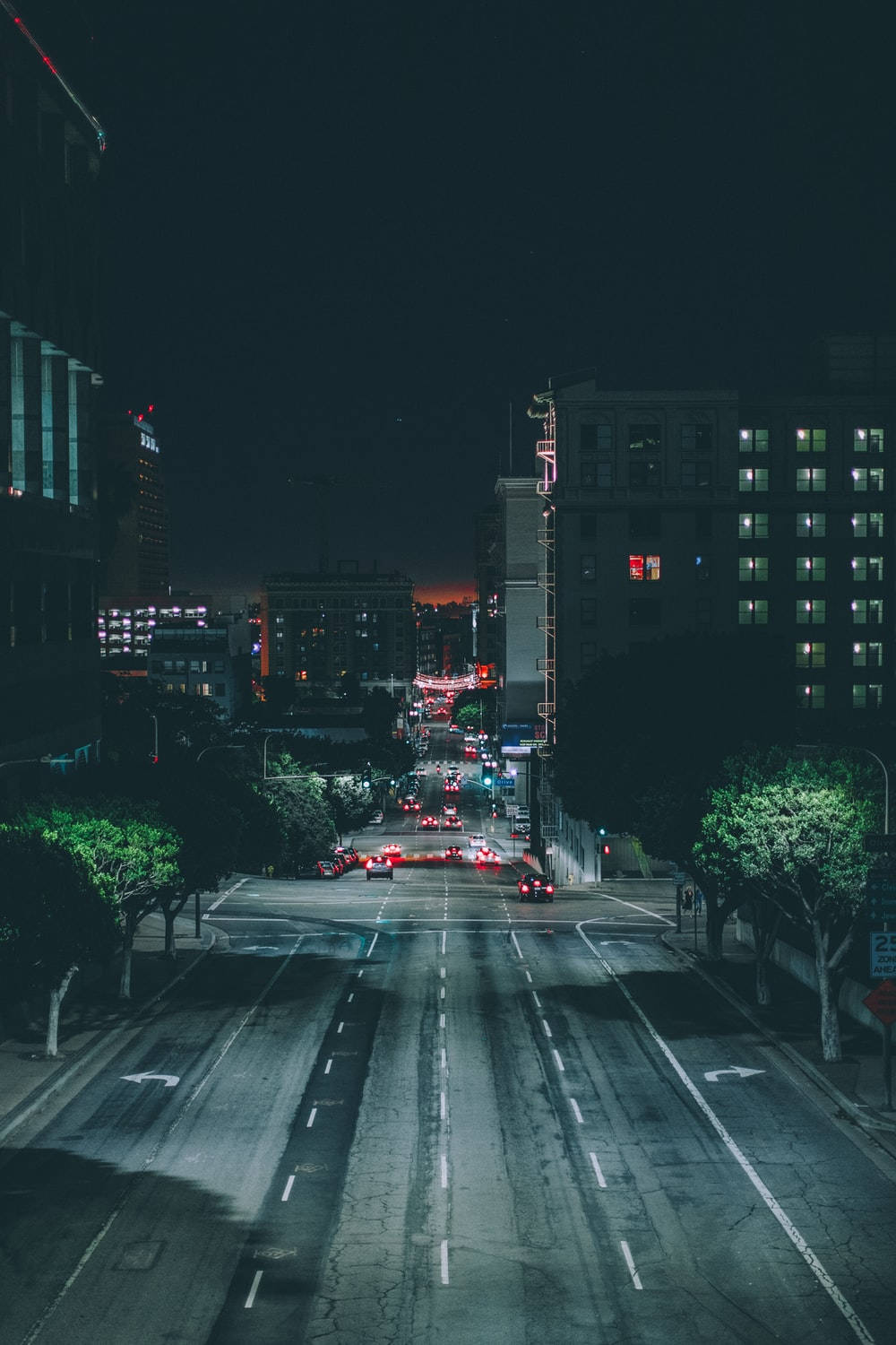 Thành phố về đêm tối Hình nền