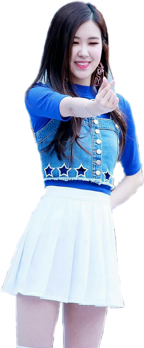 Thành viên Blackpink mặc áo denim xanh và váy trắng Hình nền