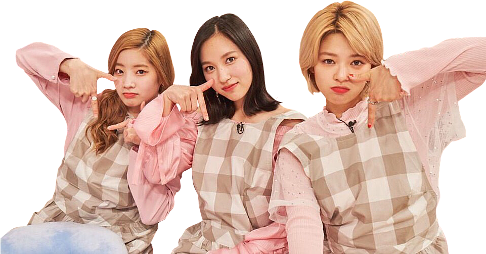 Thành Viên Twice Tạo Dáng Thoải Mái Hình nền