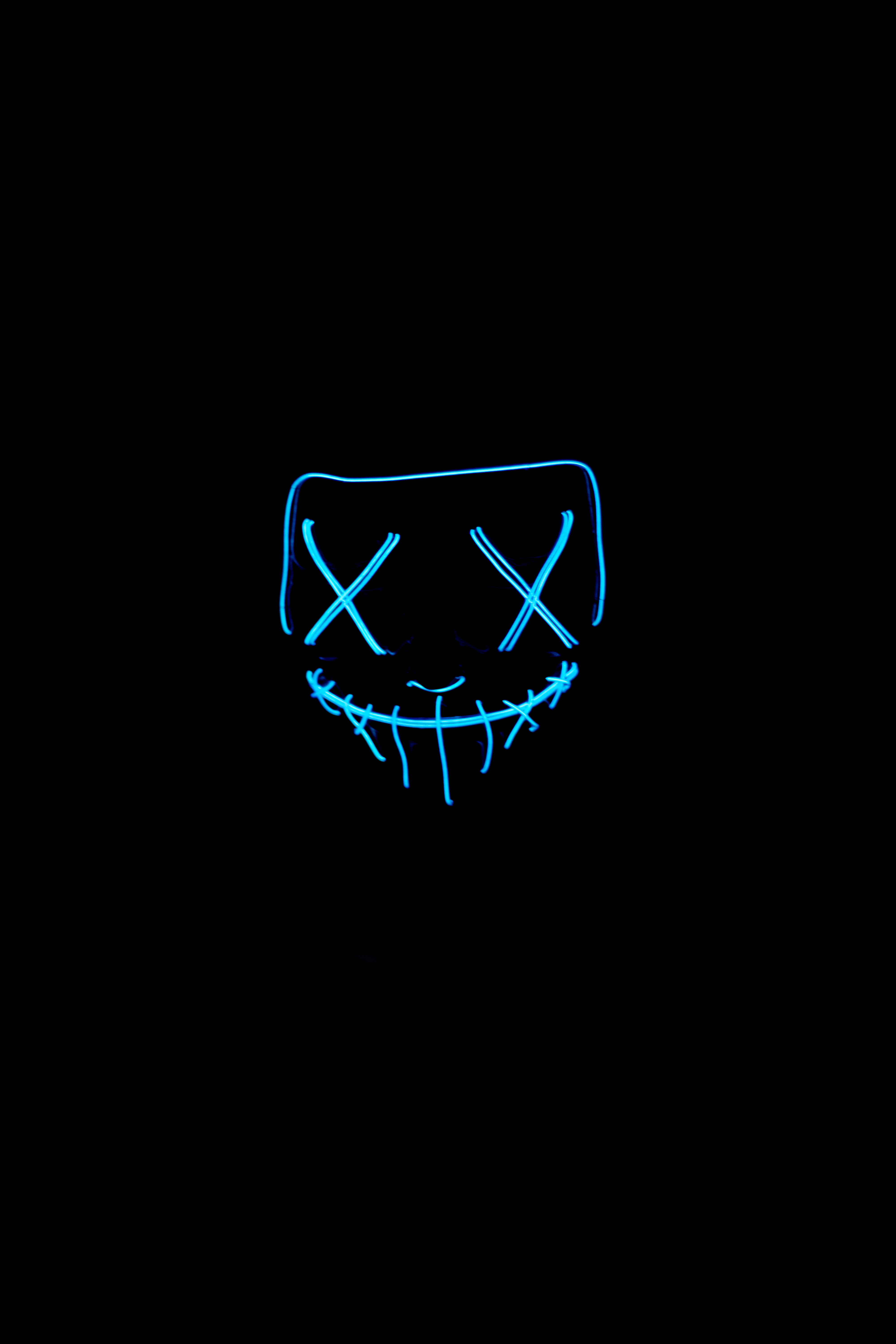 Thắp sáng màn đêm với Mặt nạ Halloween LED xanh sáng tạo từ Dim. Hình nền