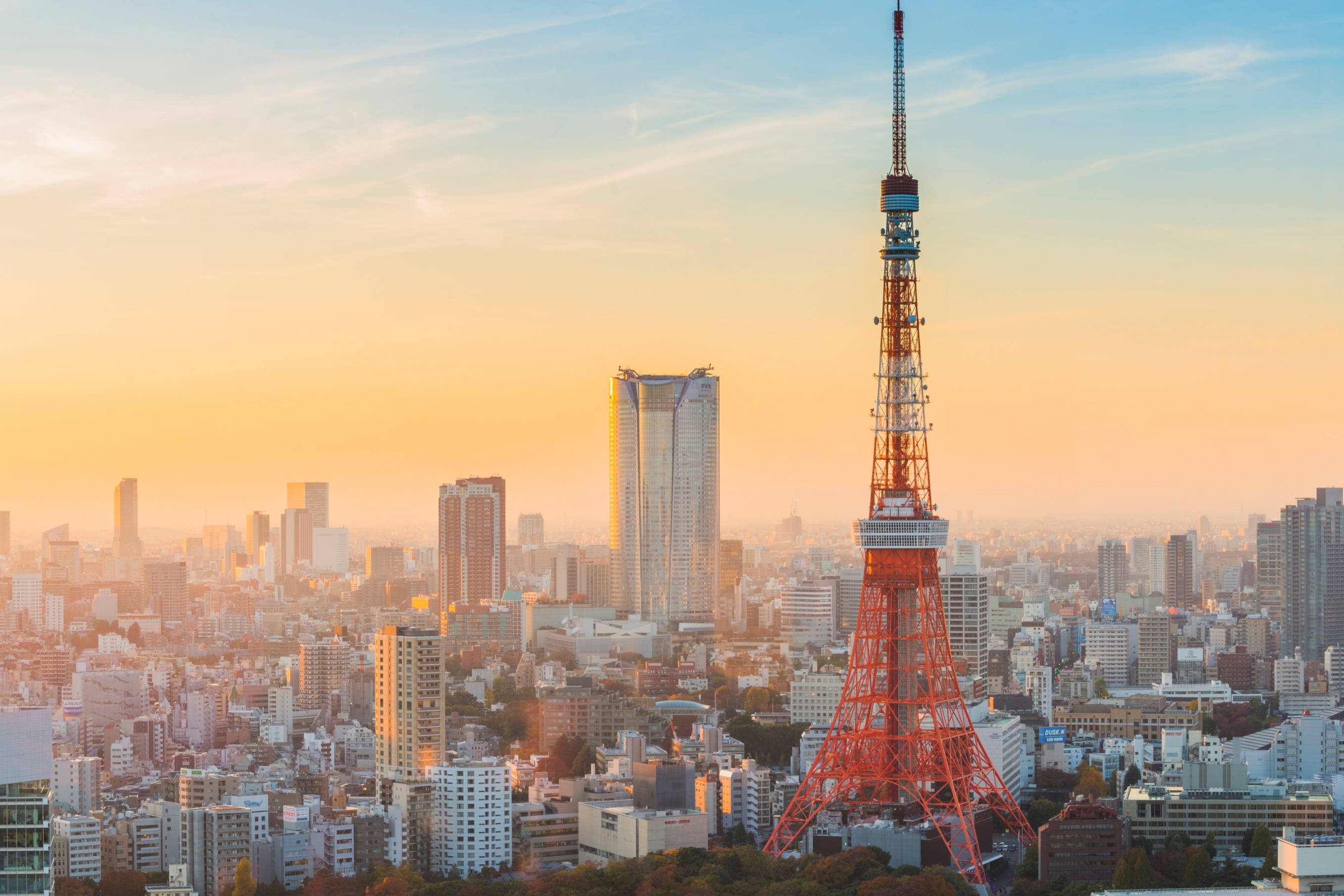 Tháp Tokyo Ban Ngày Hình nền