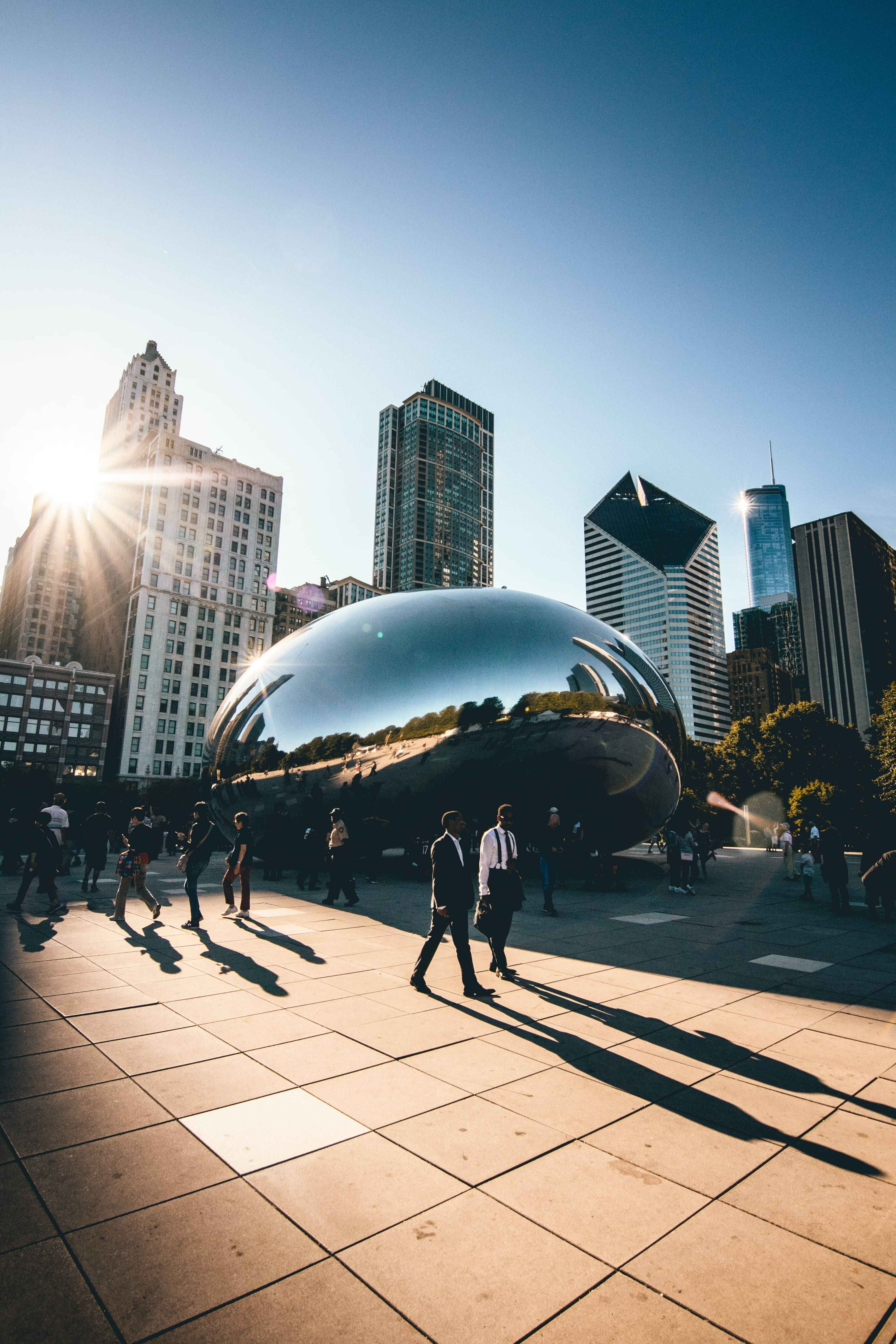 The Bean Chicago ngày nắng Hình nền