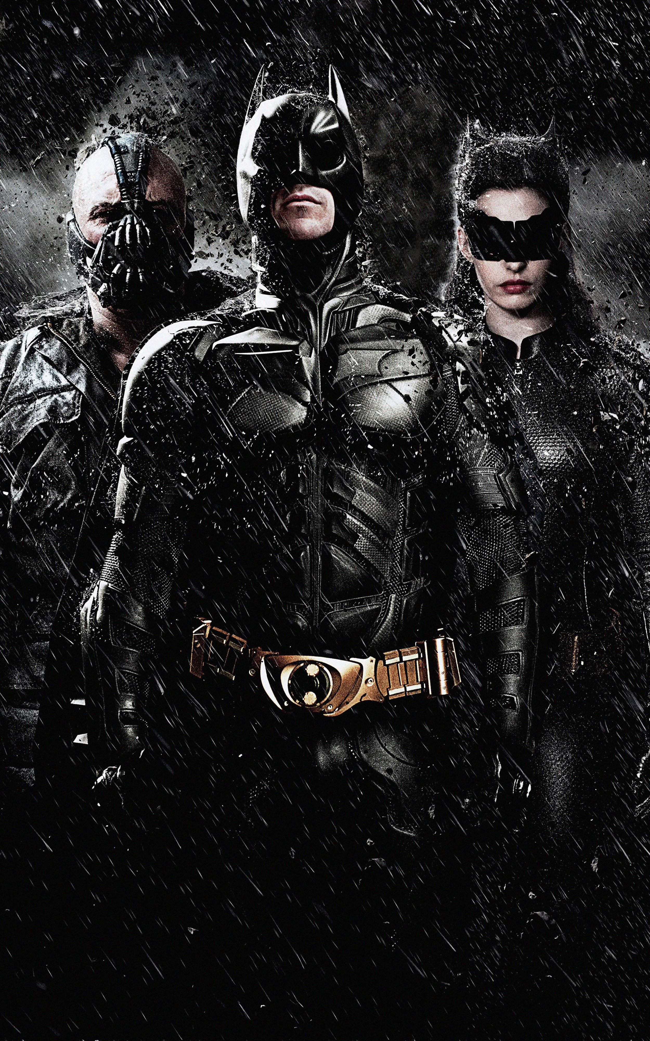 The Dark Knight Batman, Bane Và Cat Woman Hình nền