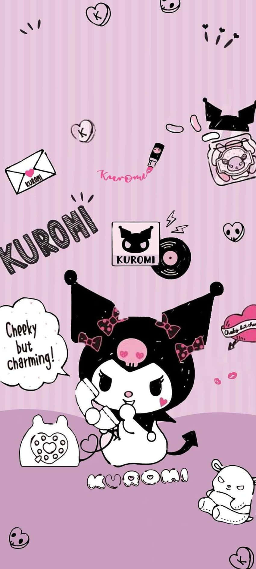 Thể hiện màu sắc thật của bạn với Emo Hello Kitty! Hình nền