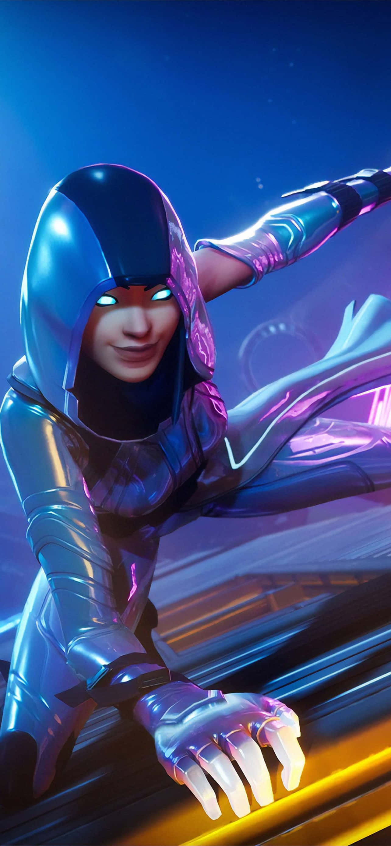 Thể hiện sức mạnh và lòng dũng cảm trong game với trang phục Raven Fortnite huyền thoại. Hình nền