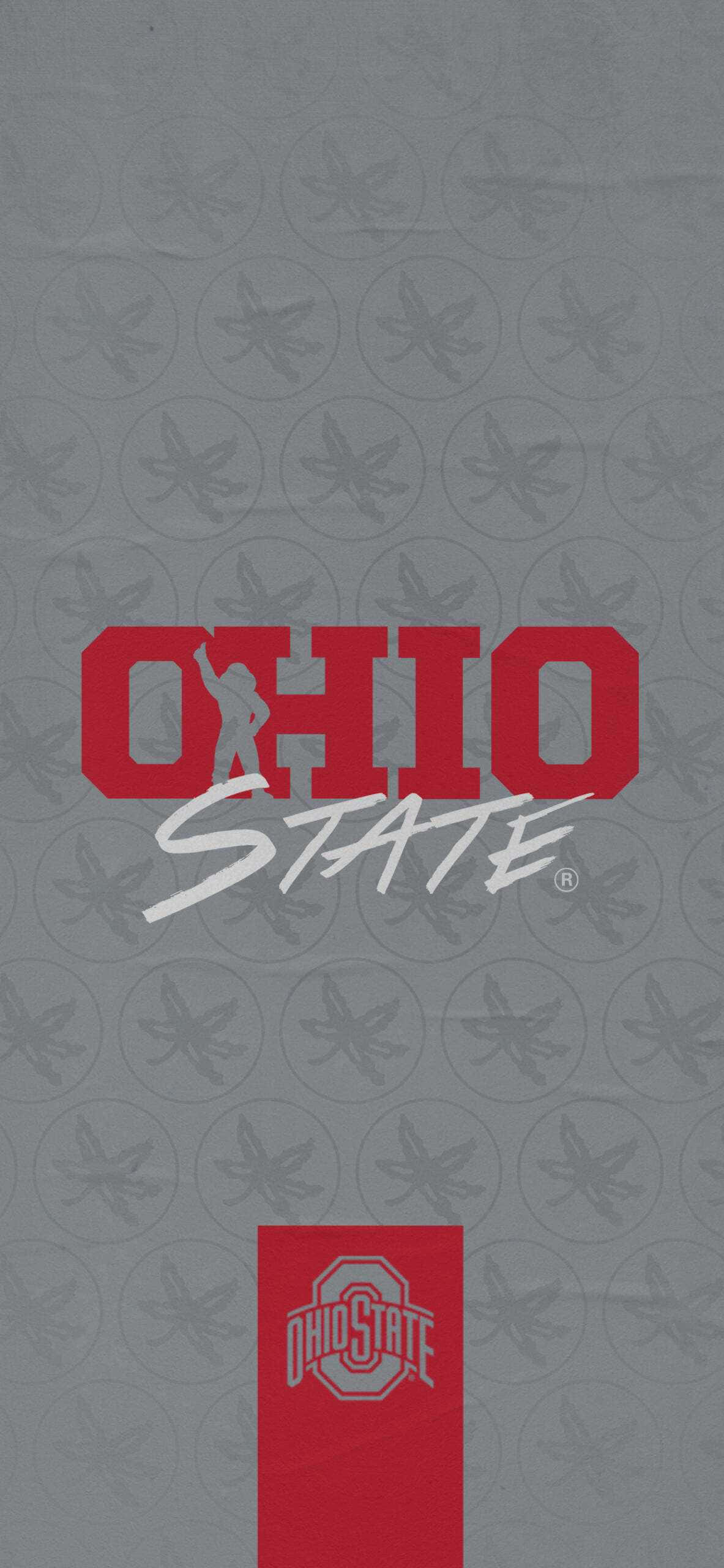 Thể hiện tinh thần—Ohio State Football trên iPhone Hình nền