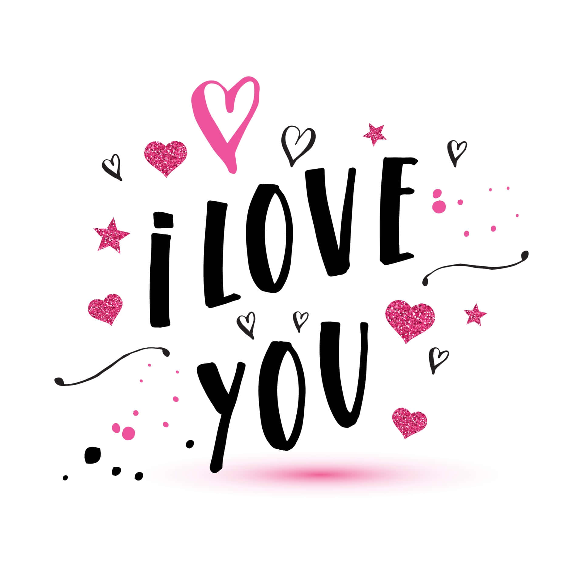Thể hiện tình yêu "I Love You" Hình nền