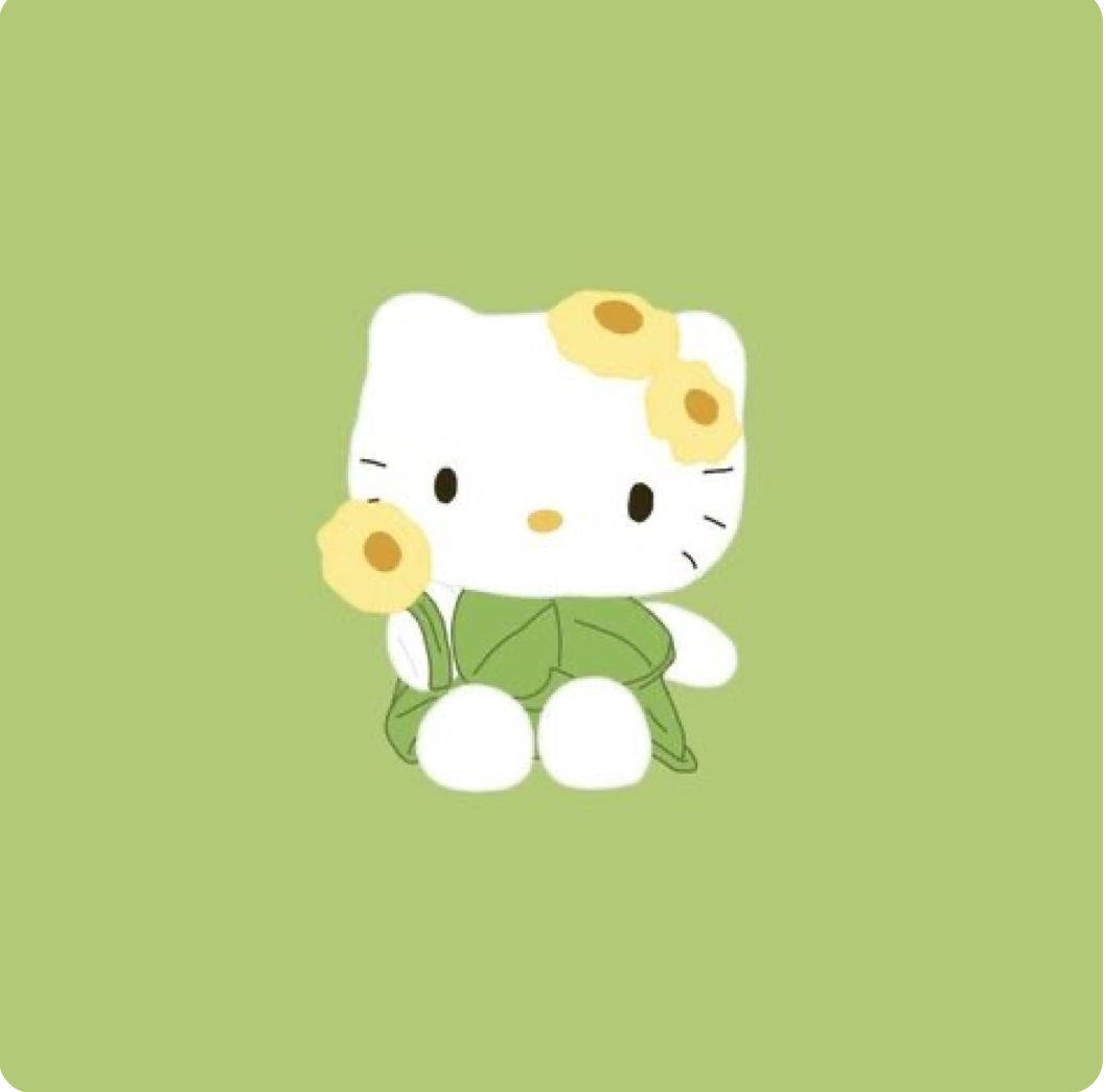 Thiên nhiên và phong cách Hello Kitty Hình nền