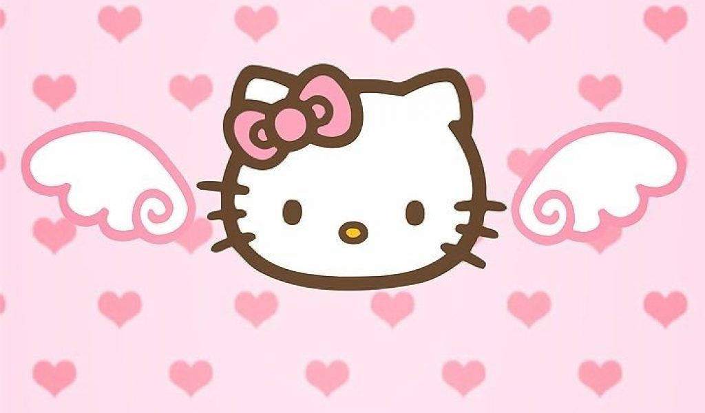 Thiên thần dễ thương Hello Kitty phong cách thẩm mỹ Hình nền