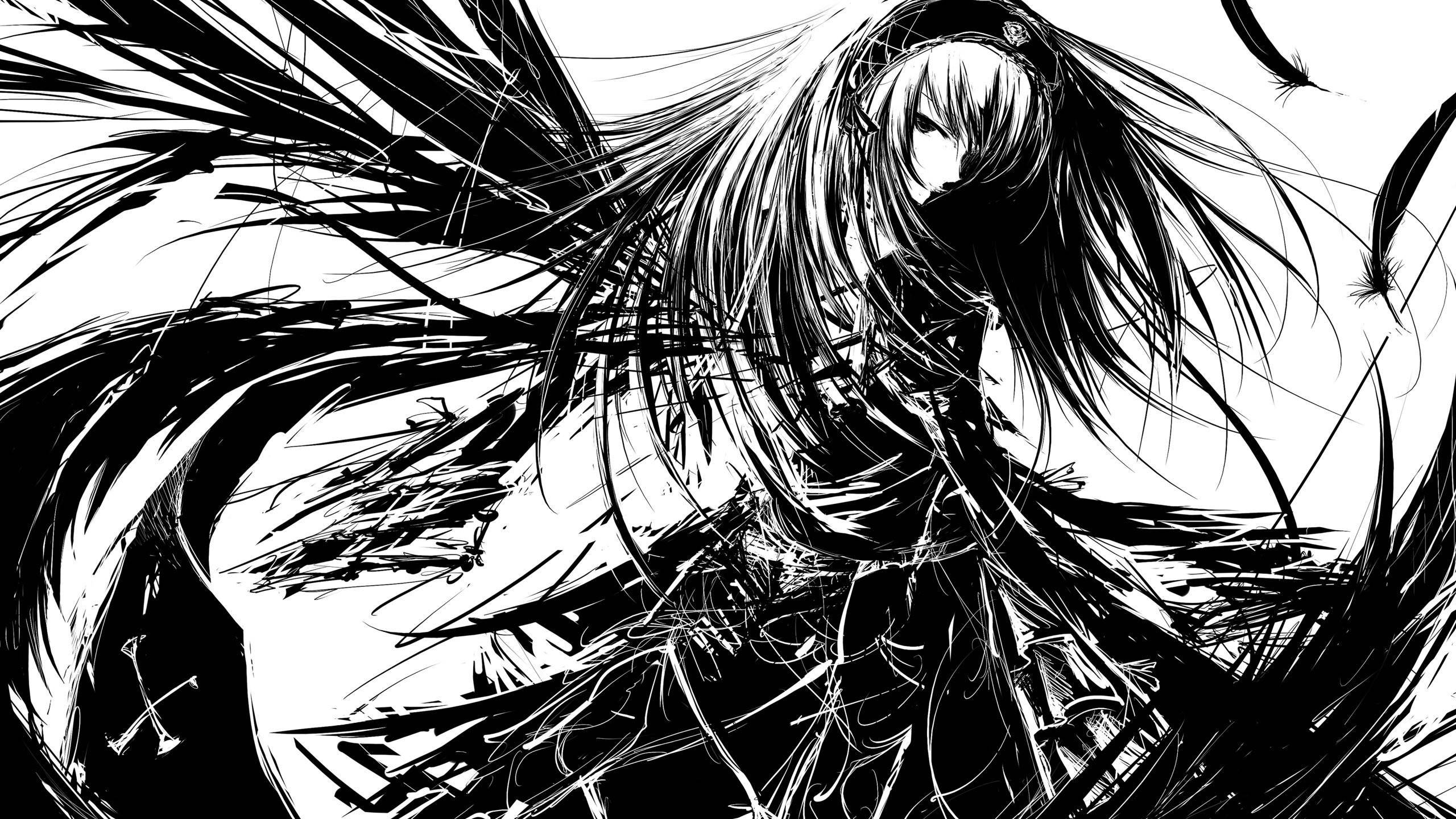 Thiên thần sa ngã phong cách Anime cá tính Hình nền