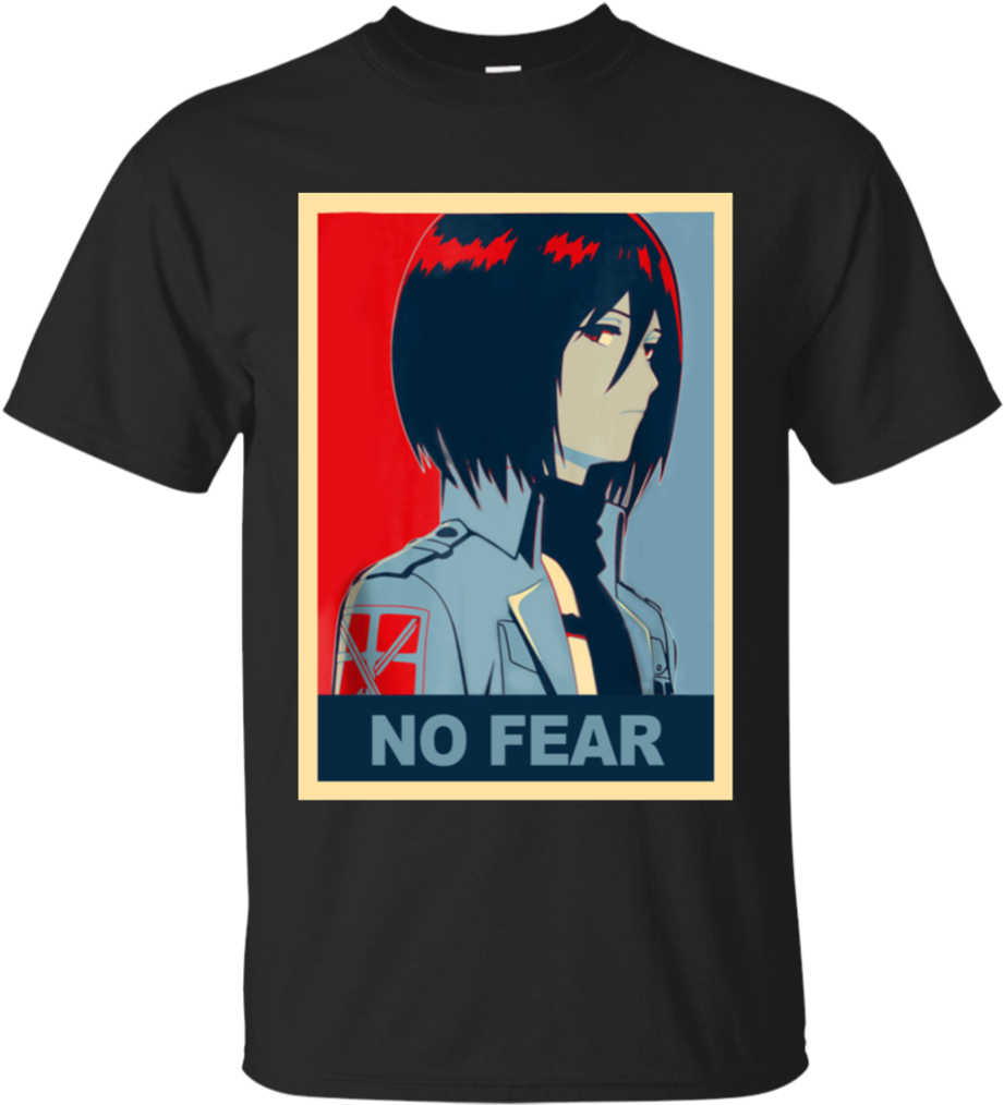 Thiết kế áo thun Mikasa Ackerman No Fear Hình nền