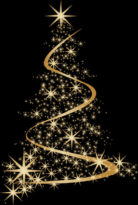 Thiết kế Cây thông Noel Vàng trừu tượng Hình nền