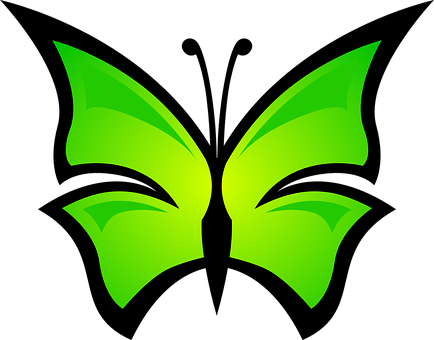 Thiết kế logo bướm xanh Hình nền