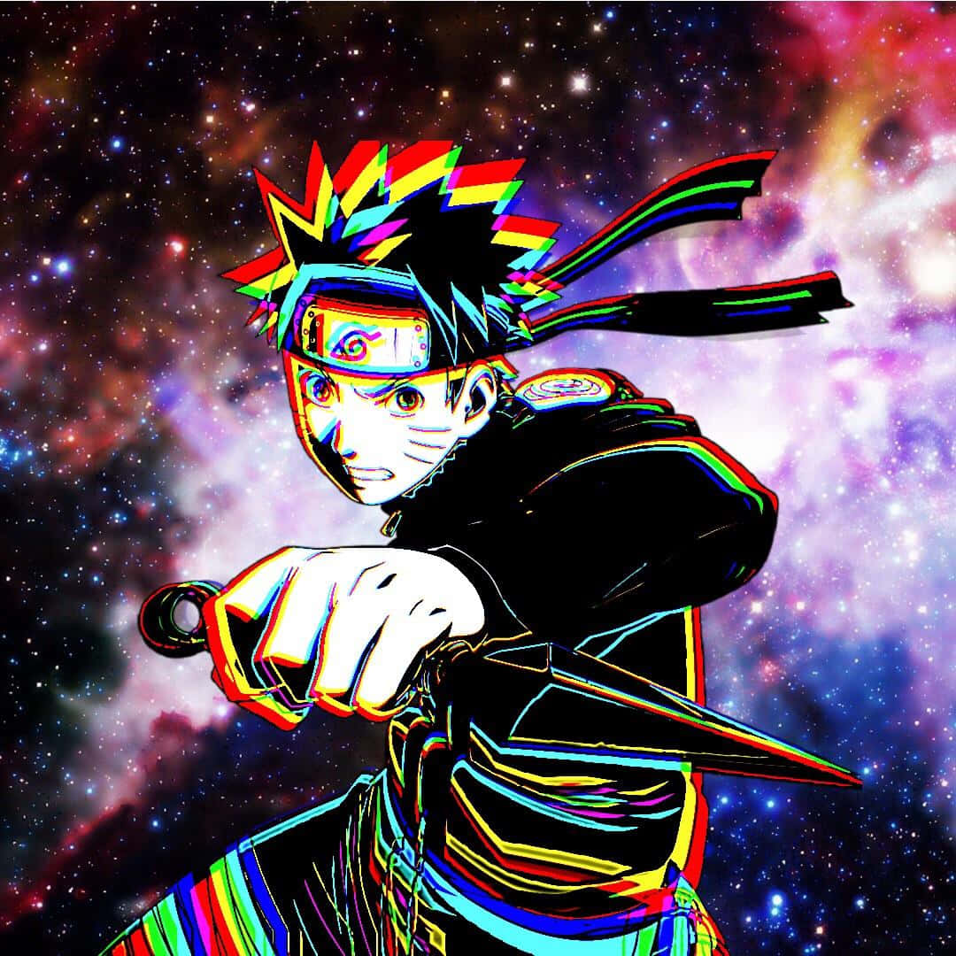 Thiết kế nghệ thuật lỗi Naruto phong cách độc đáo Hình nền