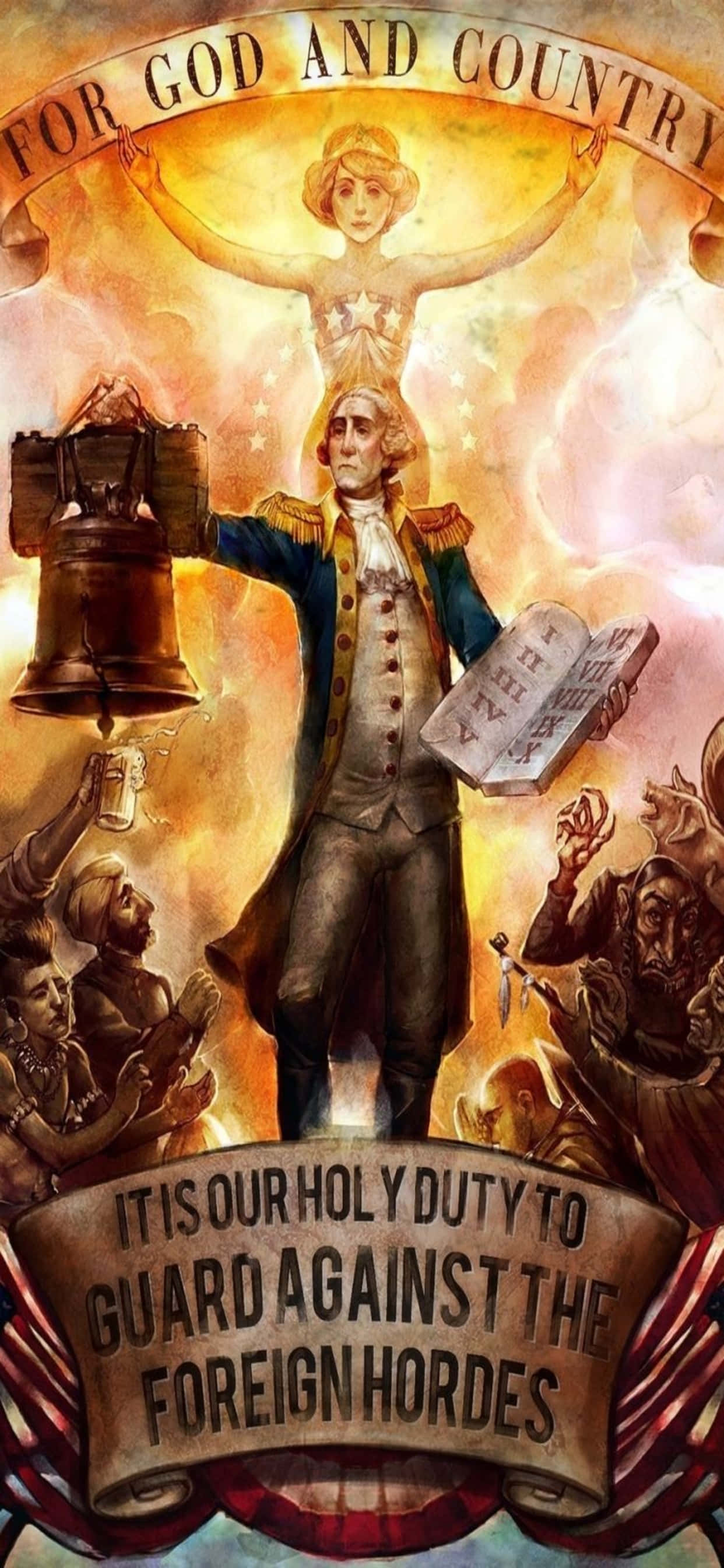 Thiết kế Poster iPhone Xs Max Bioshock Infinite Hình nền