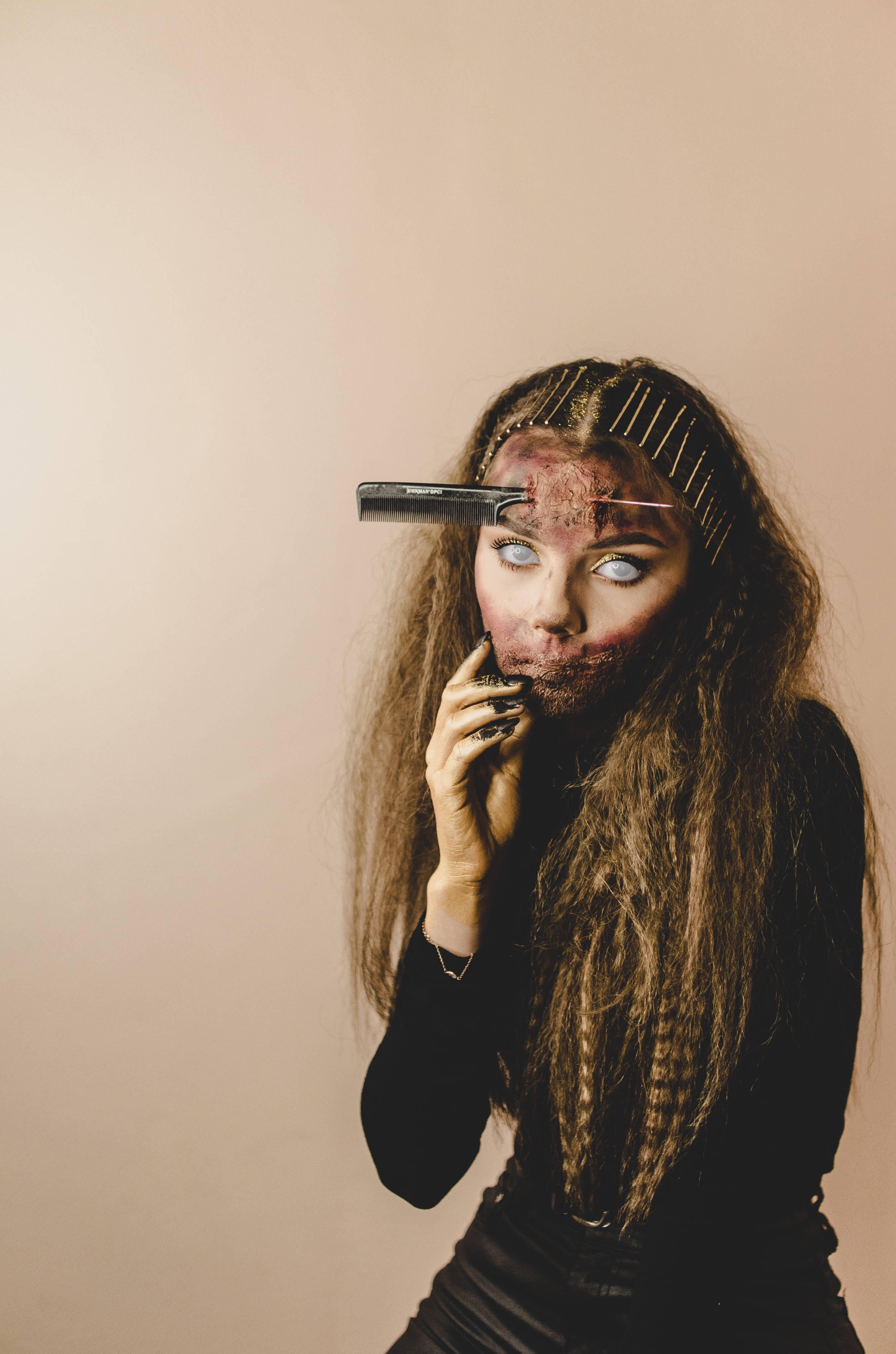 Thợ làm tóc Halloween đáng sợ Hình nền