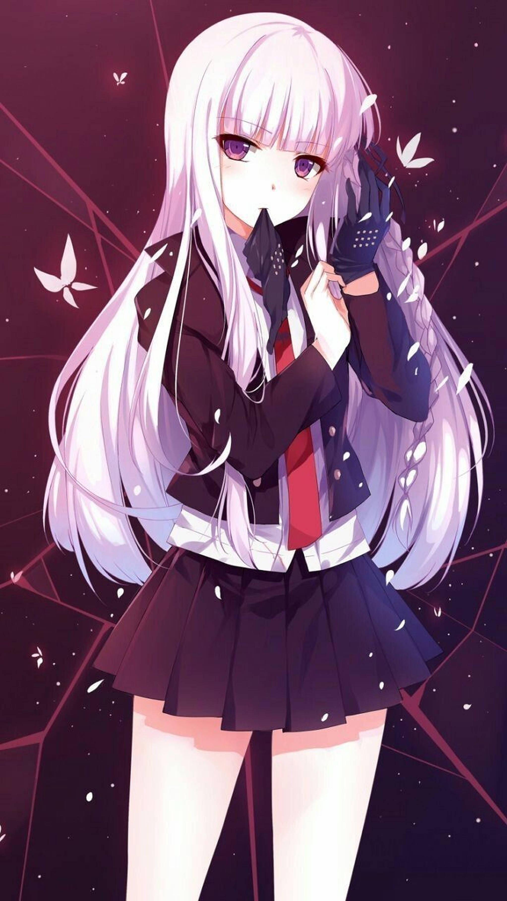 Thỏa mãn đam mê anime: Hình nền Kyouko Kirigiri cho iPhone Hình nền