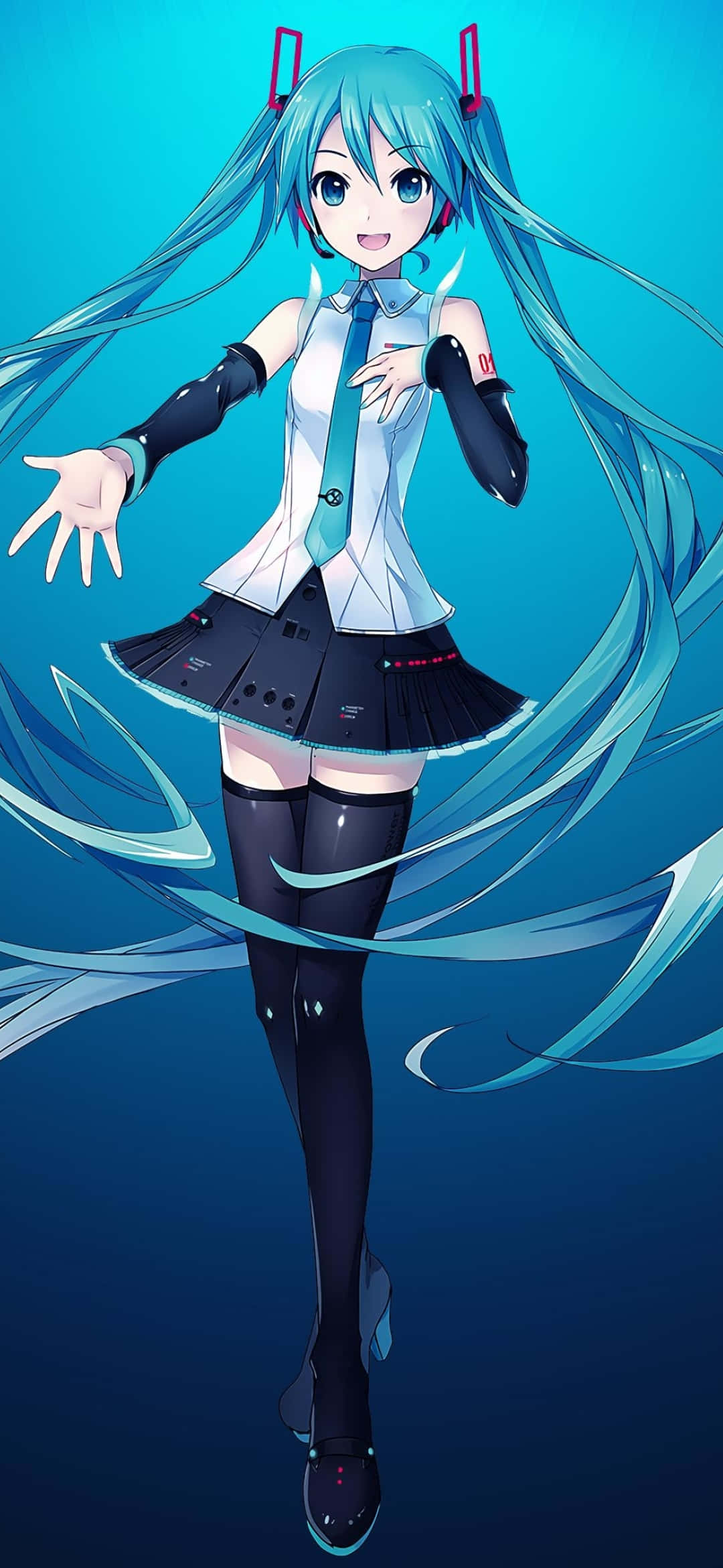 Thổi Hồn Vào Âm Nhạc: Hatsune Miku Trên Sân Khấu Hình nền