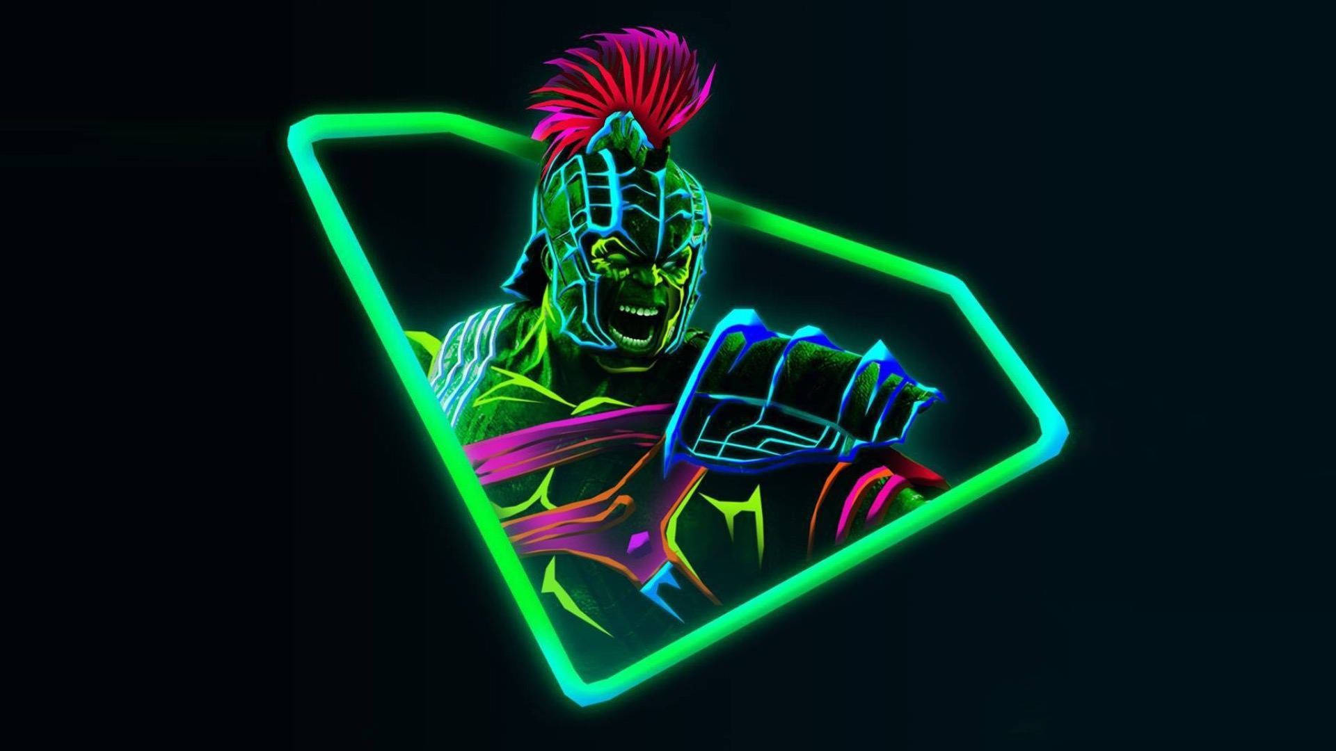 Thor Ragnarok Neon Phong Cách Avengers Cho Máy Tính Hình nền