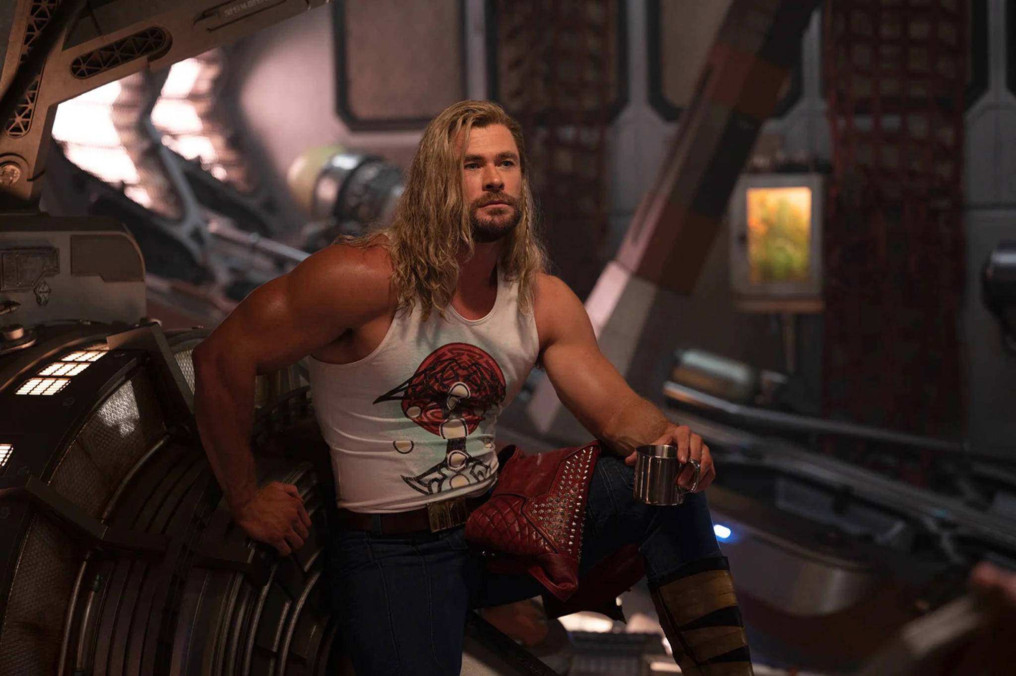 Thor Tình Yêu và Sấm Sét Thor Cơ Bắp Hình nền