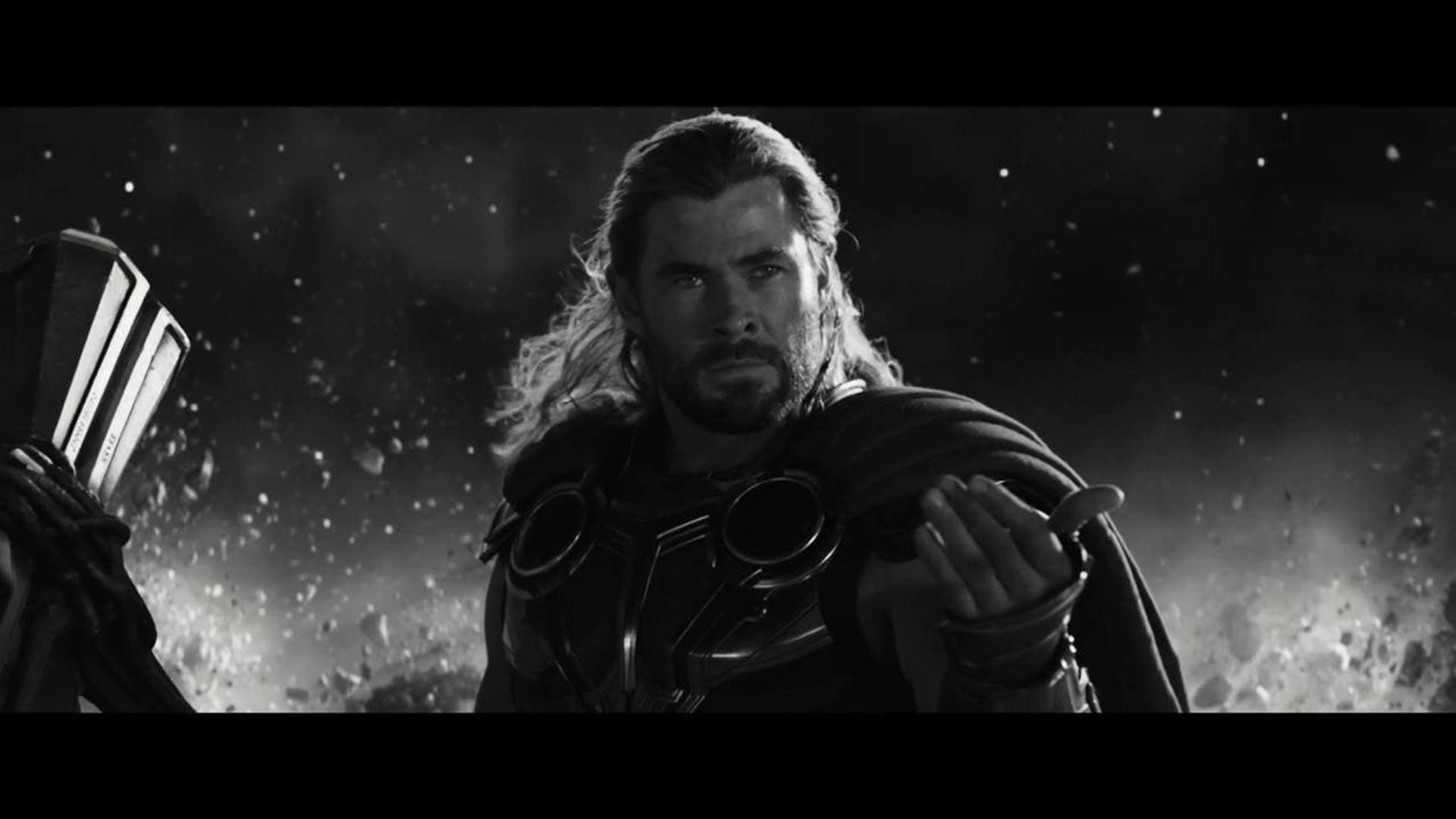 Thor Tình Yêu và Sấm Sét Cảnh Đơn Sắc Hình nền