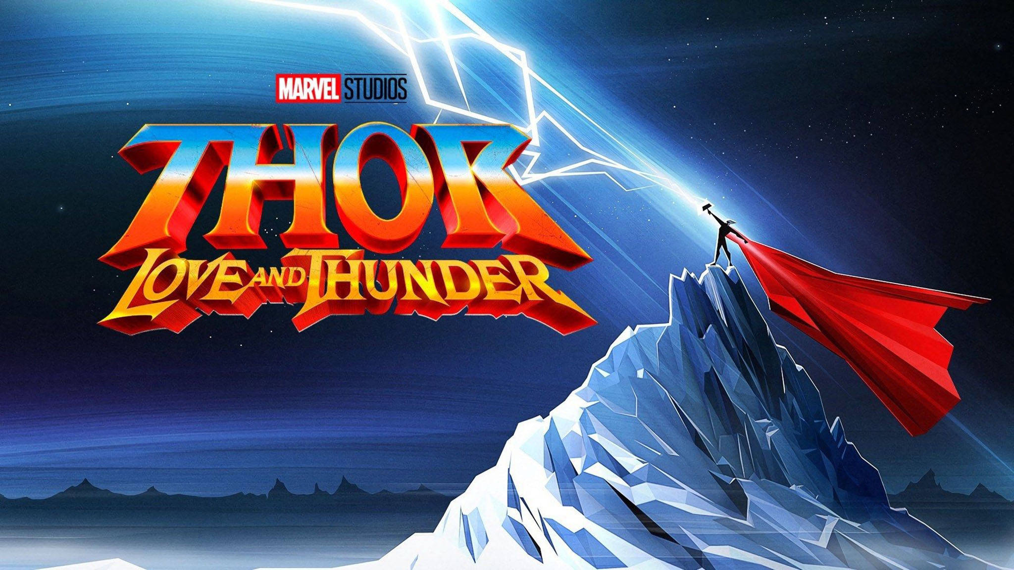 Thor Tình Yêu và Sấm Sét Nghệ Thuật Vector Hình nền