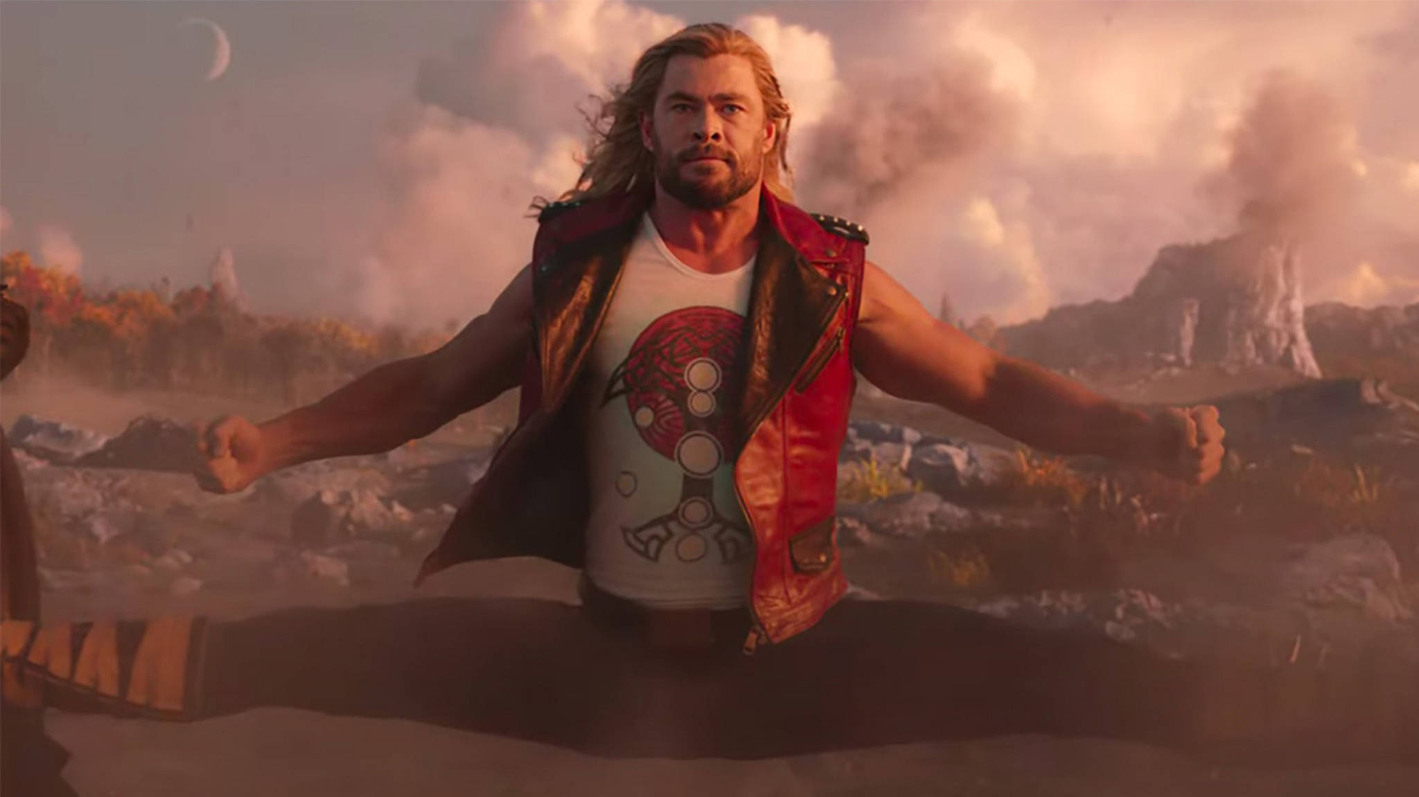 Thor Tình Yêu và Sấm Sét Tách Đôi Hùng Vĩ Hình nền