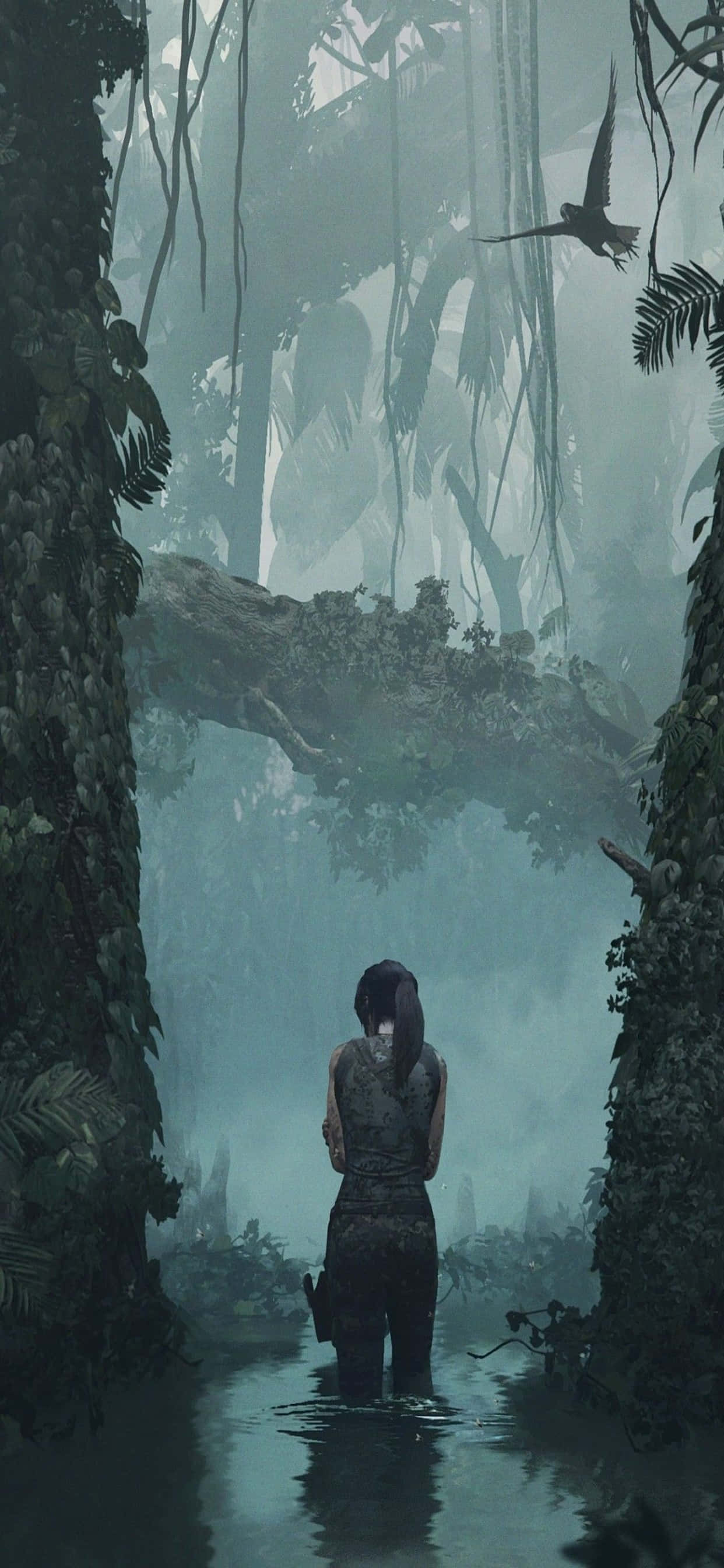 Thử thách kỹ năng của bạn trong Rise of the Tomb Raider, giờ đây trên iPhone Xs Max! Hình nền