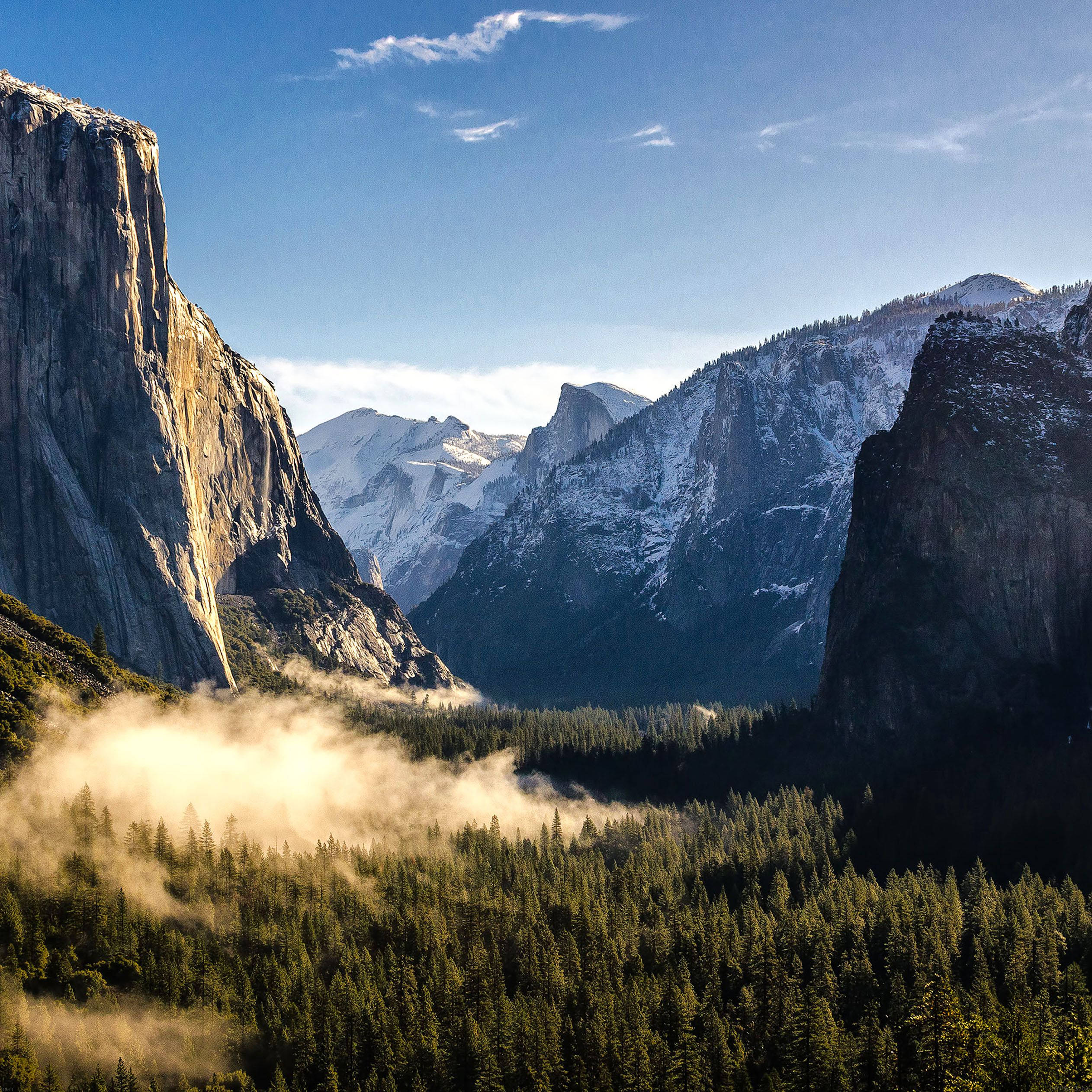 Thung lũng Yosemite cho iPad Hình nền