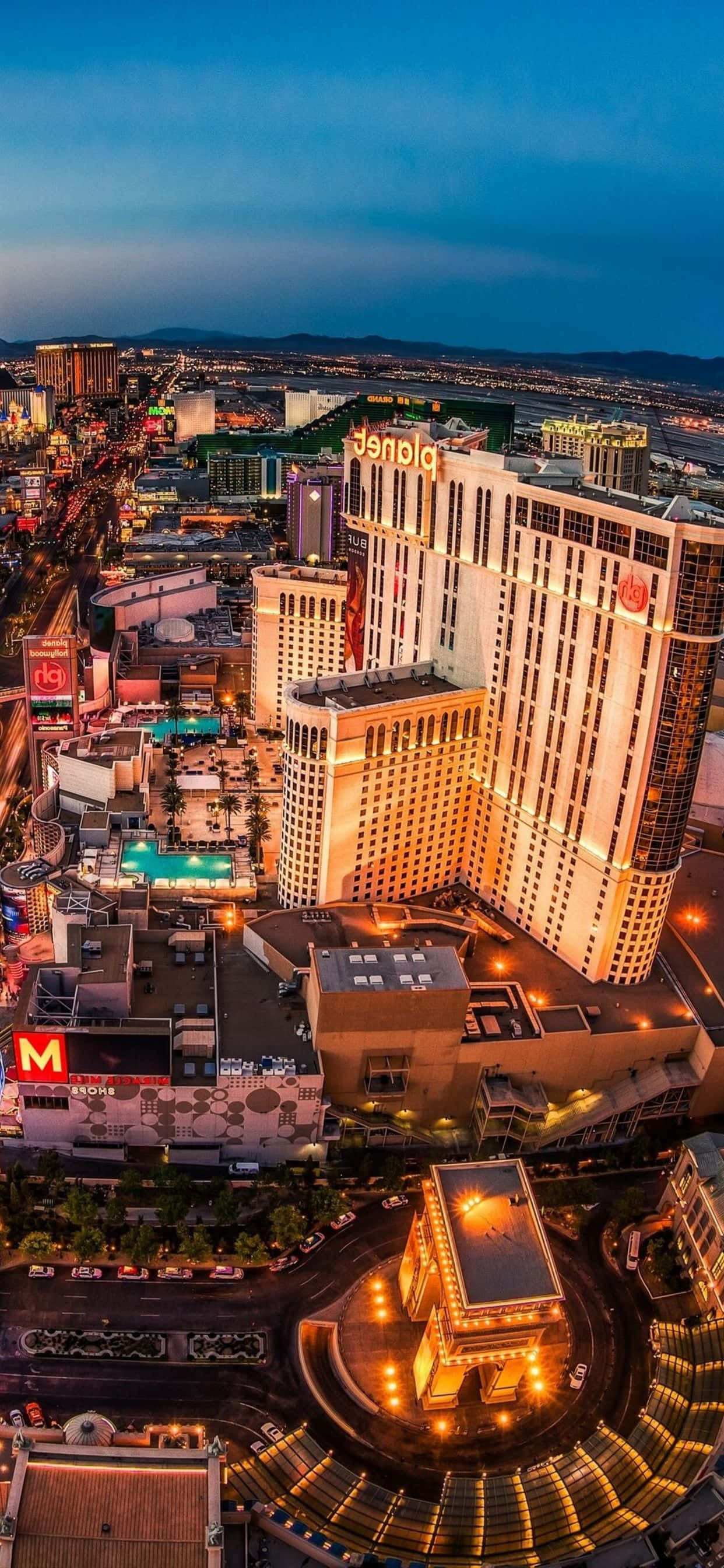 Thưởng thức cảnh đẹp Las Vegas trên điện thoại của bạn Hình nền