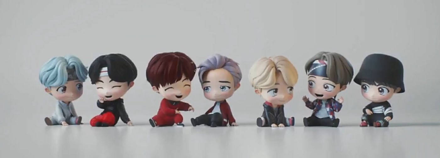 Thưởng thức vẻ ngoài đáng yêu và vui nhộn của những chú búp bê Tiny Tan BTS! Hình nền