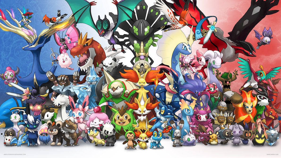 Tiến hóa của các Pokémon Hình nền