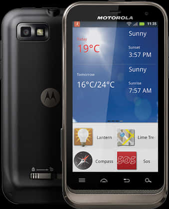 Tiện ích thời tiết trên điện thoại thông minh Android Motorola Hình nền
